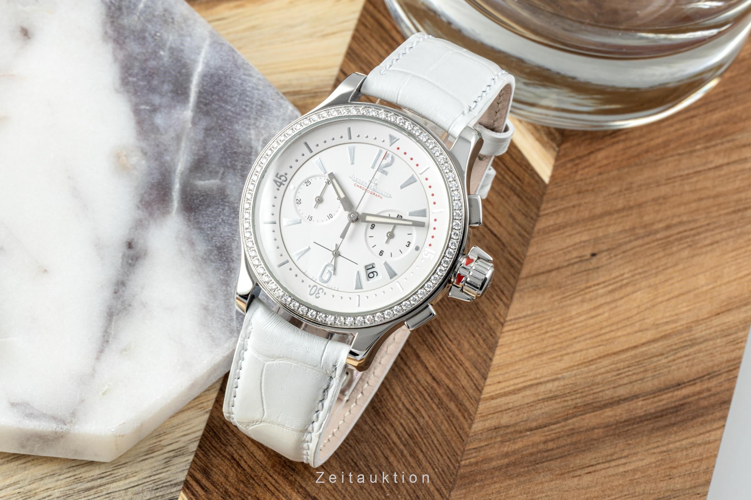 Jaeger-LeCoultre Master Compressor Diamanten Edelstahl Damenuhr Ref. 148.8.31 [2203874]