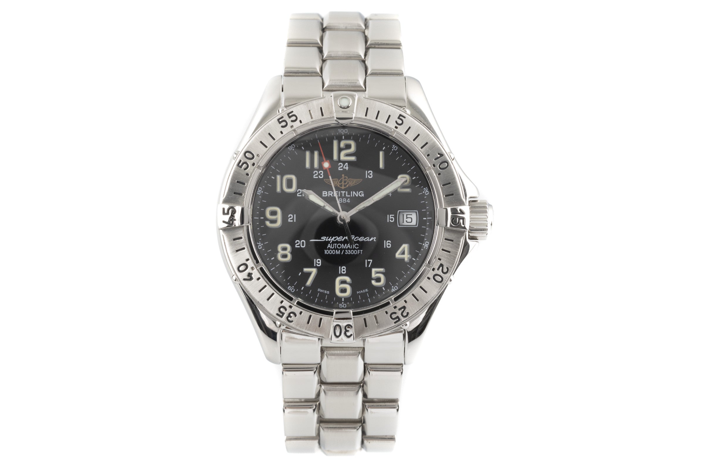 Breitling Superocean Automatik Datum Edelstahl Herrenuhr Ref. A17340  [2203904]