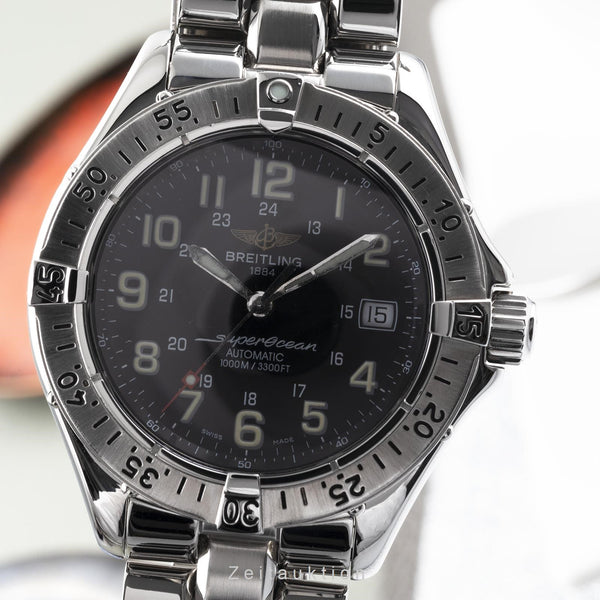 Breitling Superocean Automatik Datum Edelstahl Herrenuhr Ref. A17340  [2203904]