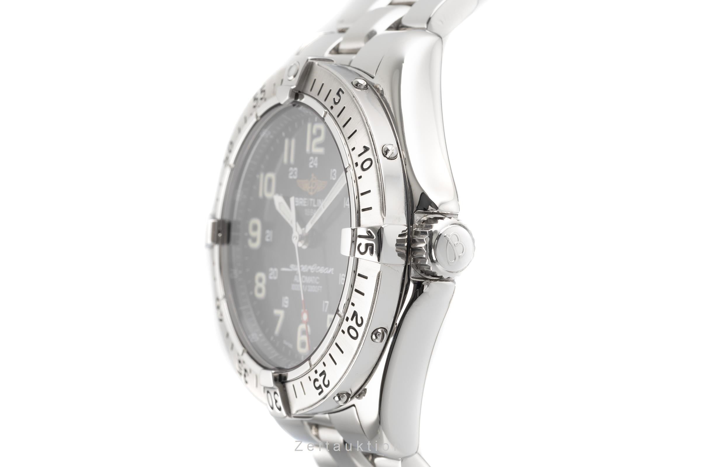Breitling Superocean Automatik Datum Edelstahl Herrenuhr Ref. A17340  [2203904]