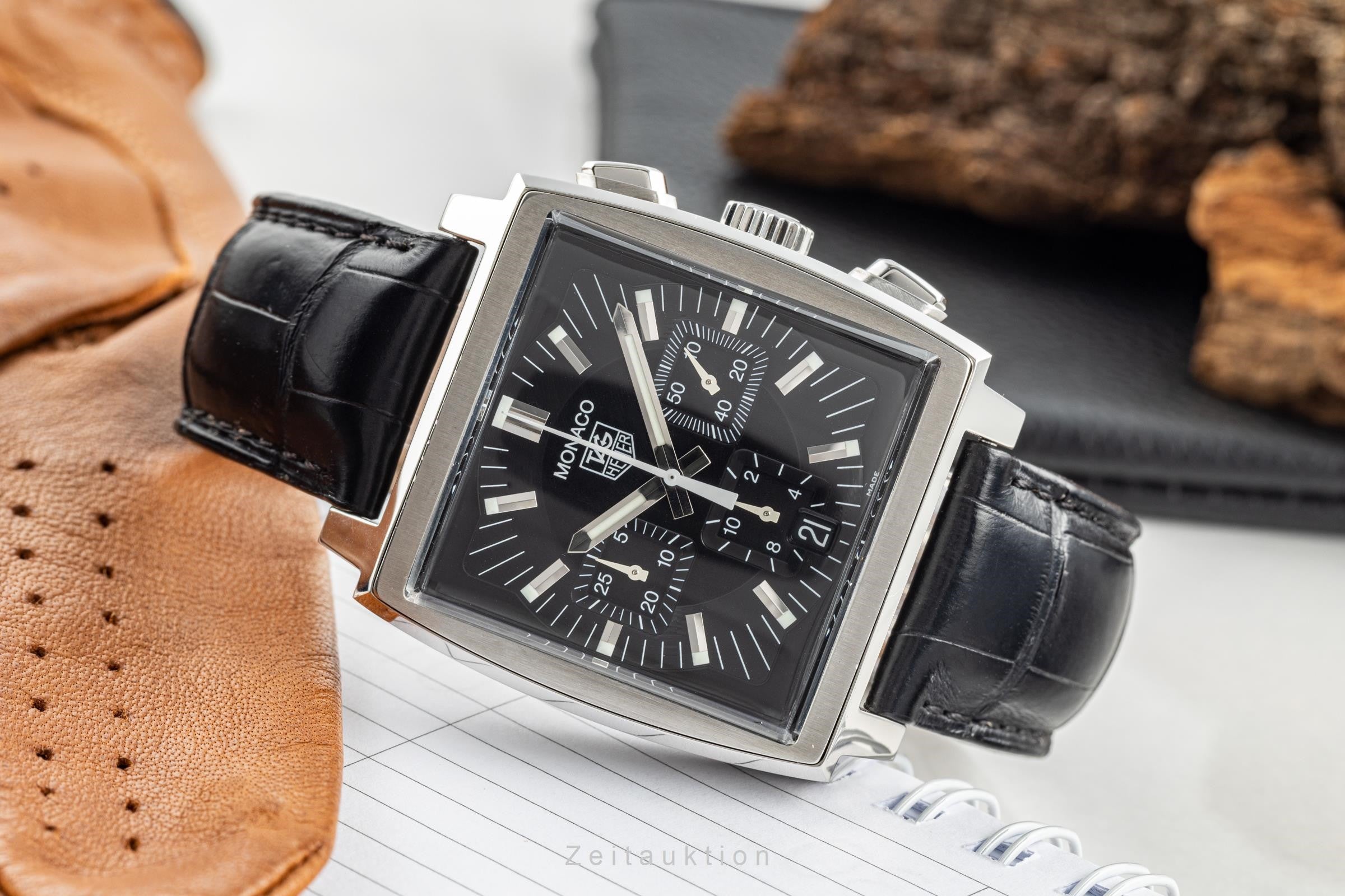 Tag Heuer Monaco chronograph steel automatic 17 CW211-0