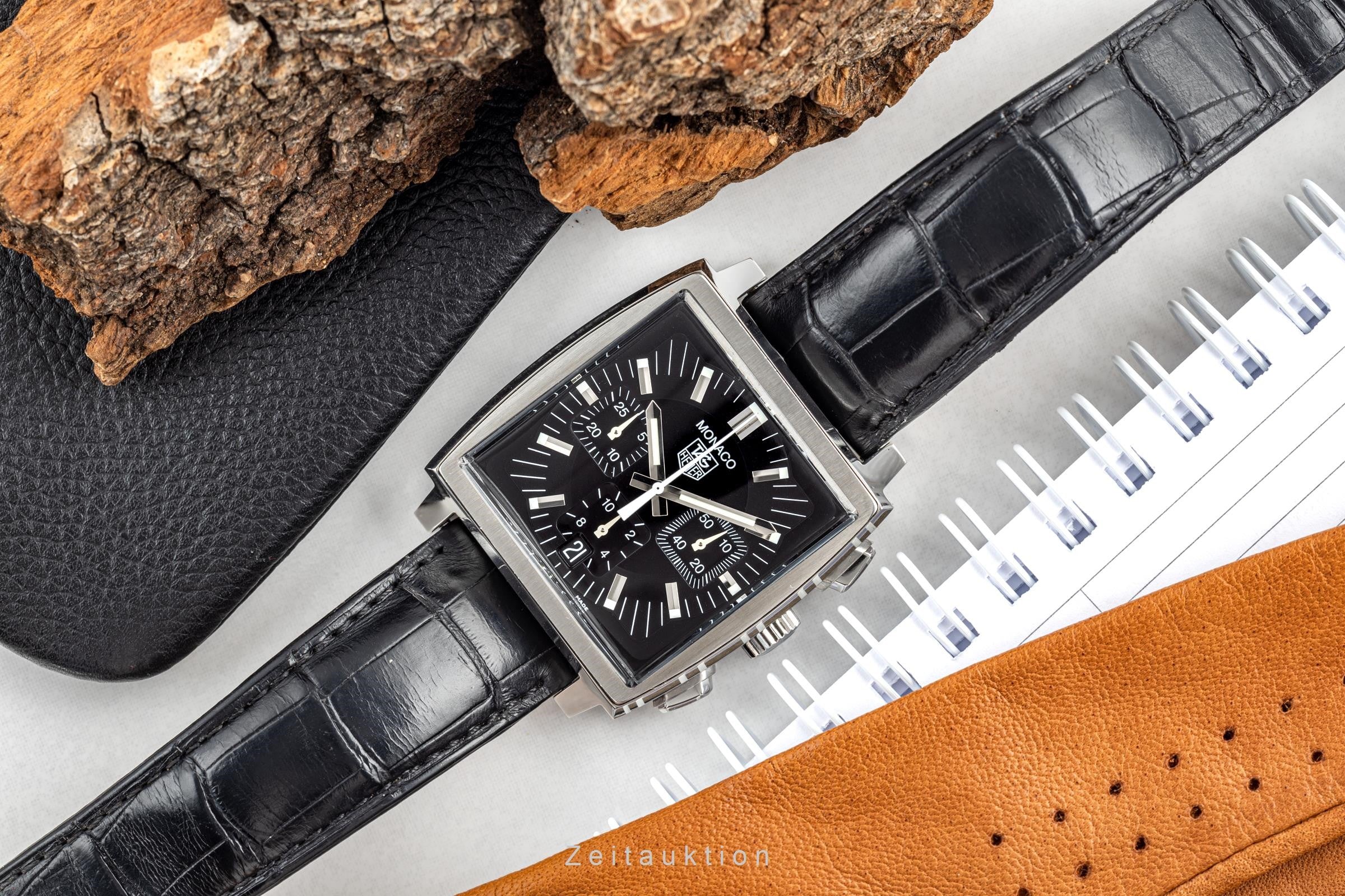 Tag Heuer Monaco chronograph steel automatic men's watch CW211-0 LP: 6400EUR  [2203922]