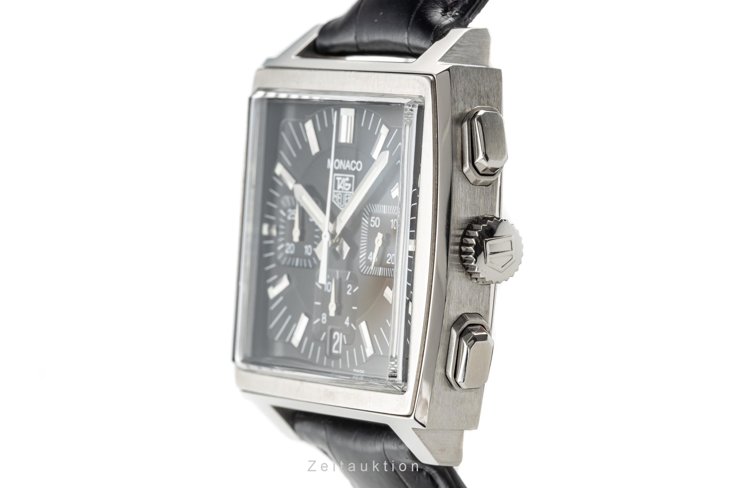 Tag Heuer Monaco chronograph steel automatic men's watch CW211-0 LP: 6400EUR  [2203922]