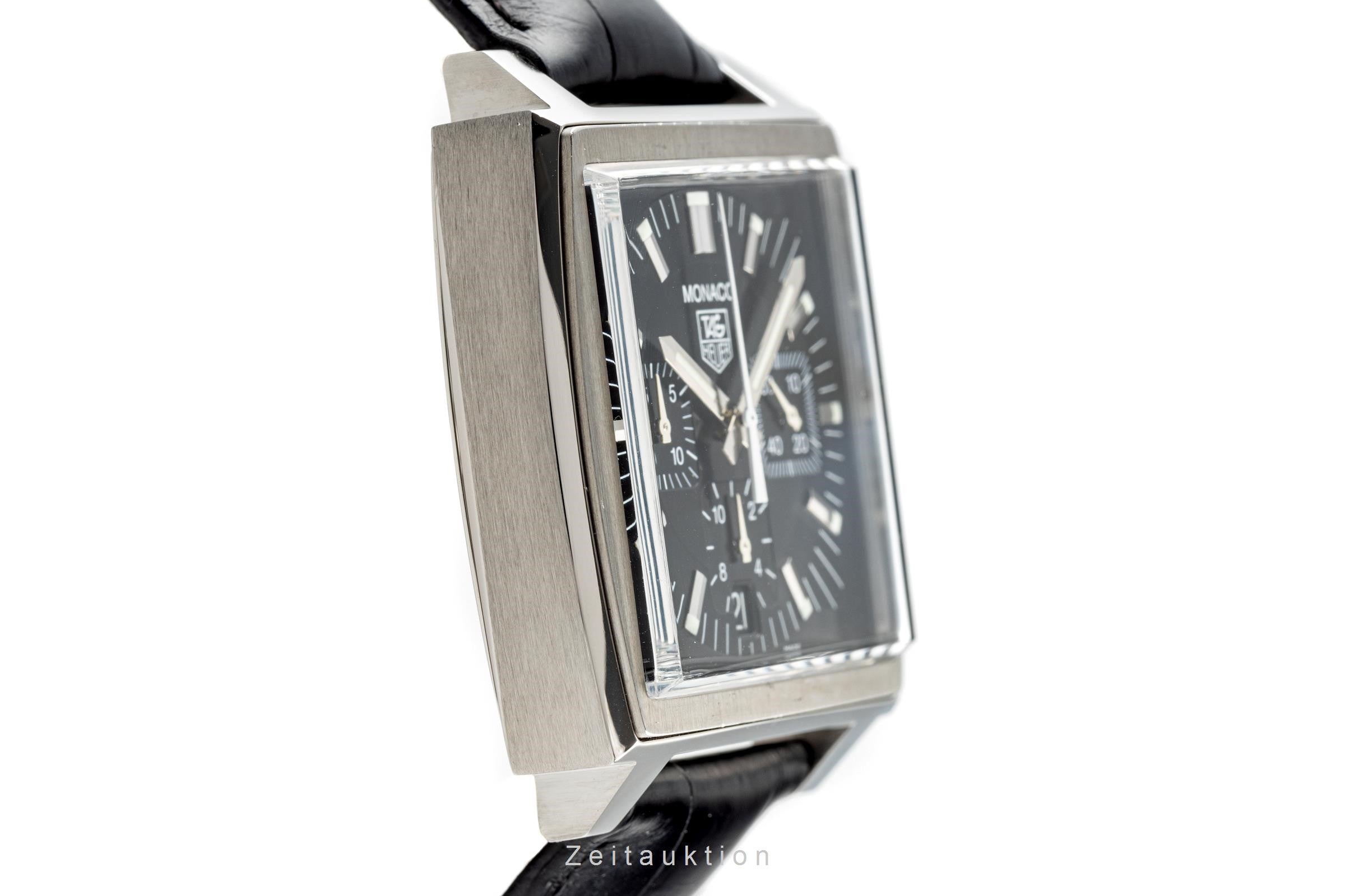 Tag Heuer Monaco chronograph steel automatic men's watch CW211-0 LP: 6400EUR  [2203922]