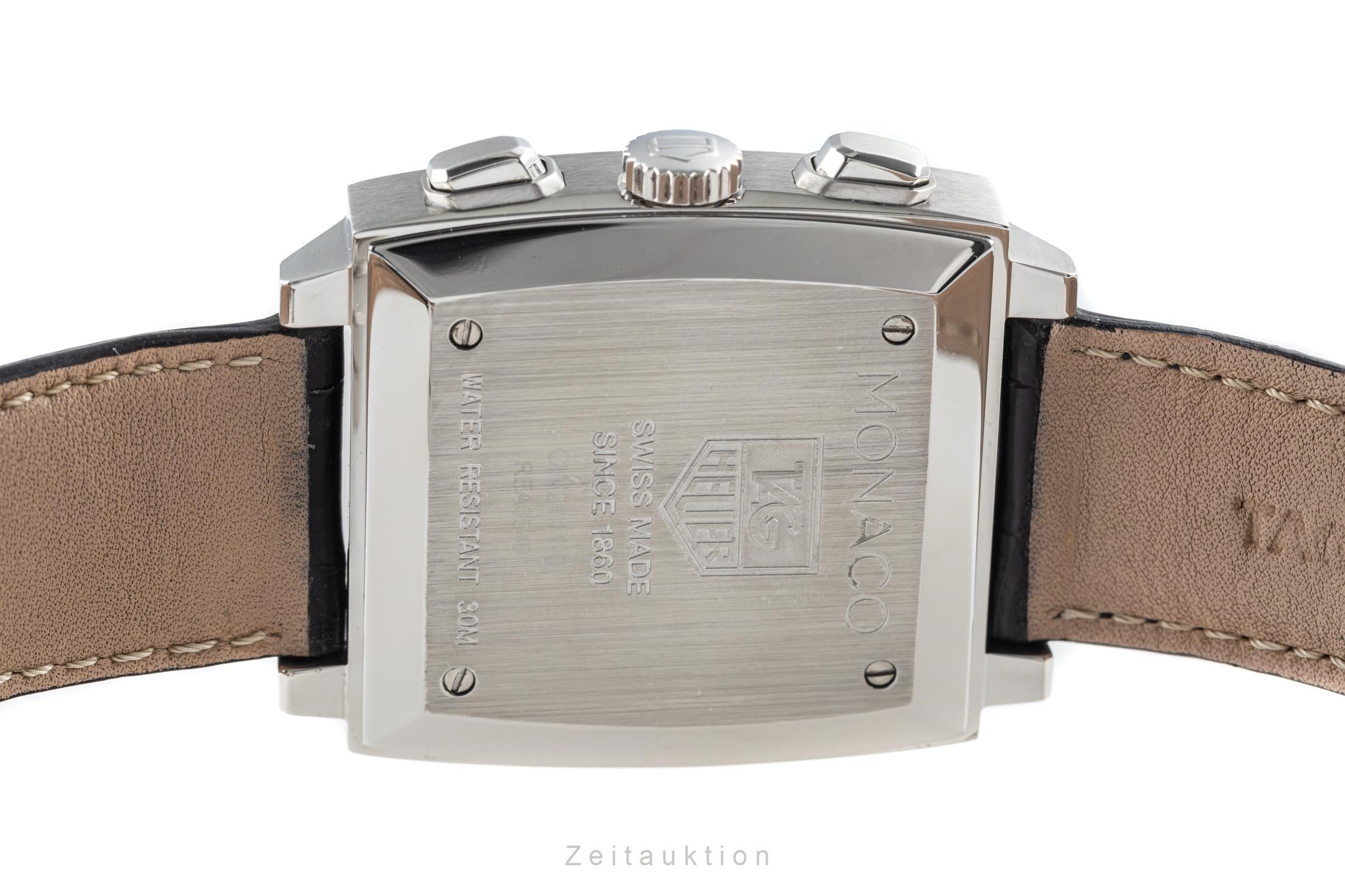 Tag Heuer Monaco chronograph steel automatic men's watch CW211-0 LP: 6400EUR  [2203922]