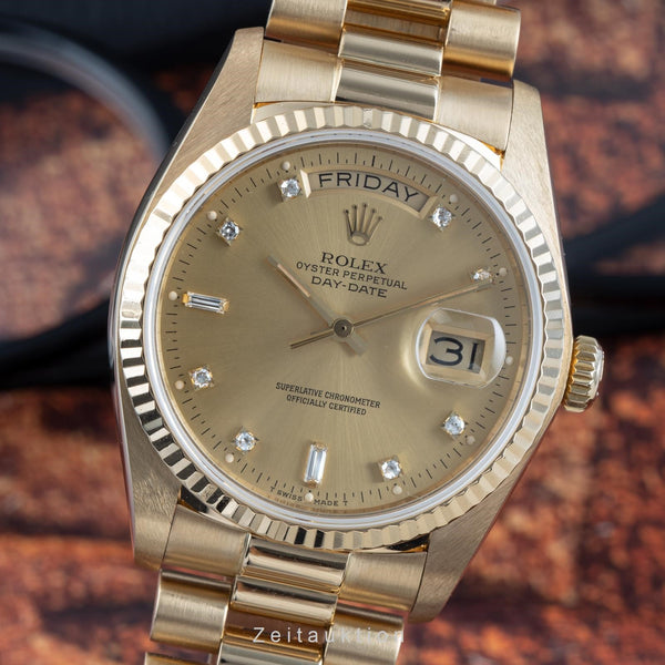 Rolex Day-Date 18K Gold Automatik Herrenuhr Oyster Perpetual Ref. 18038  [2203934]