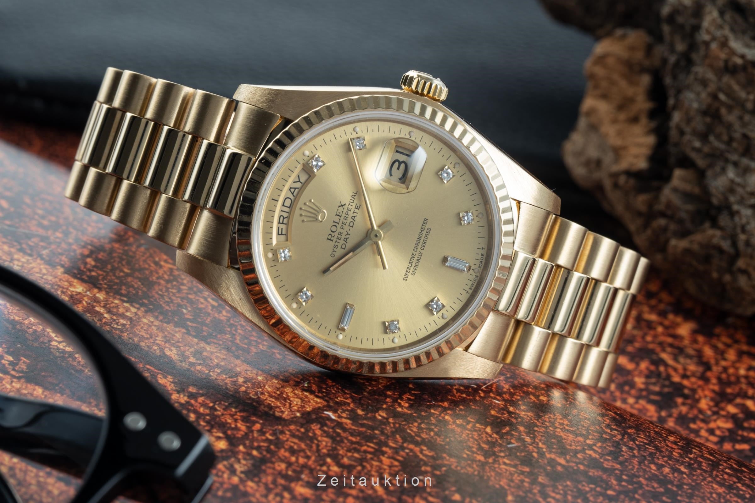 Rolex Day-Date 18K Gold Automatik Herrenuhr Oyster Perpetual Ref. 18038  [2203934]