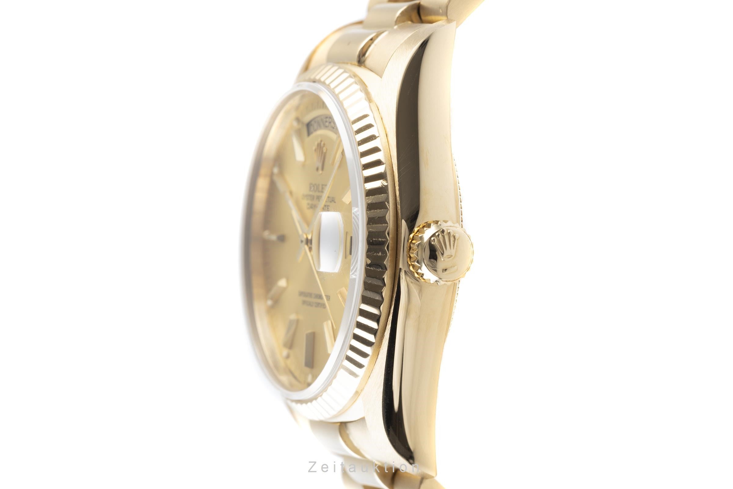 Rolex Day-Date oro de 18 quilates automático reloj para caballeros 18038  [2203961]