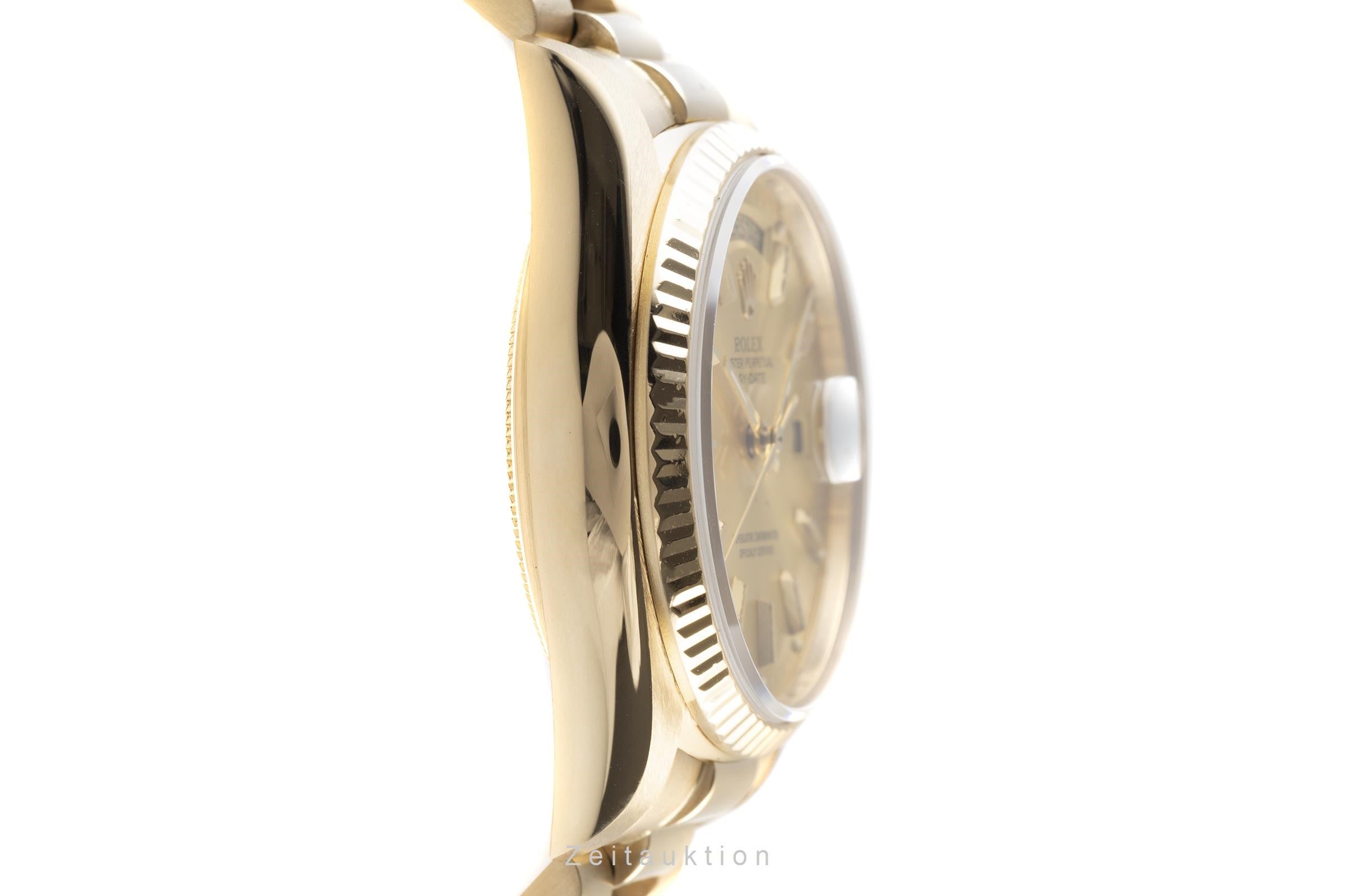 Rolex Day-Date oro de 18 quilates automático reloj para caballeros 18038  [2203961]