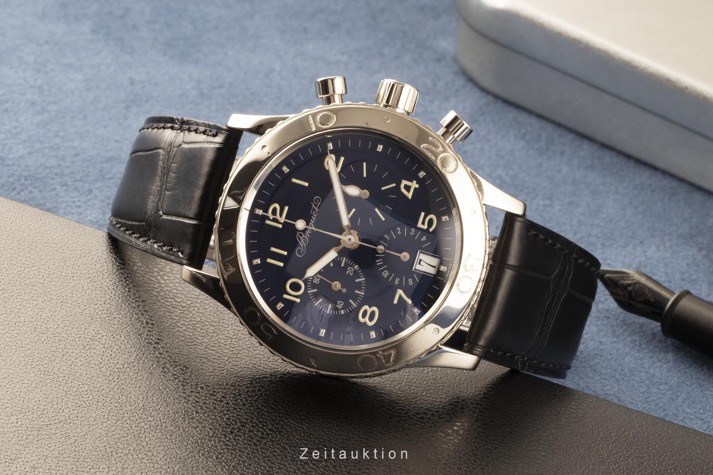 Breguet Type XX chronographe or blanc 18 ct automatique montre pour hommes 3820  [2203968]