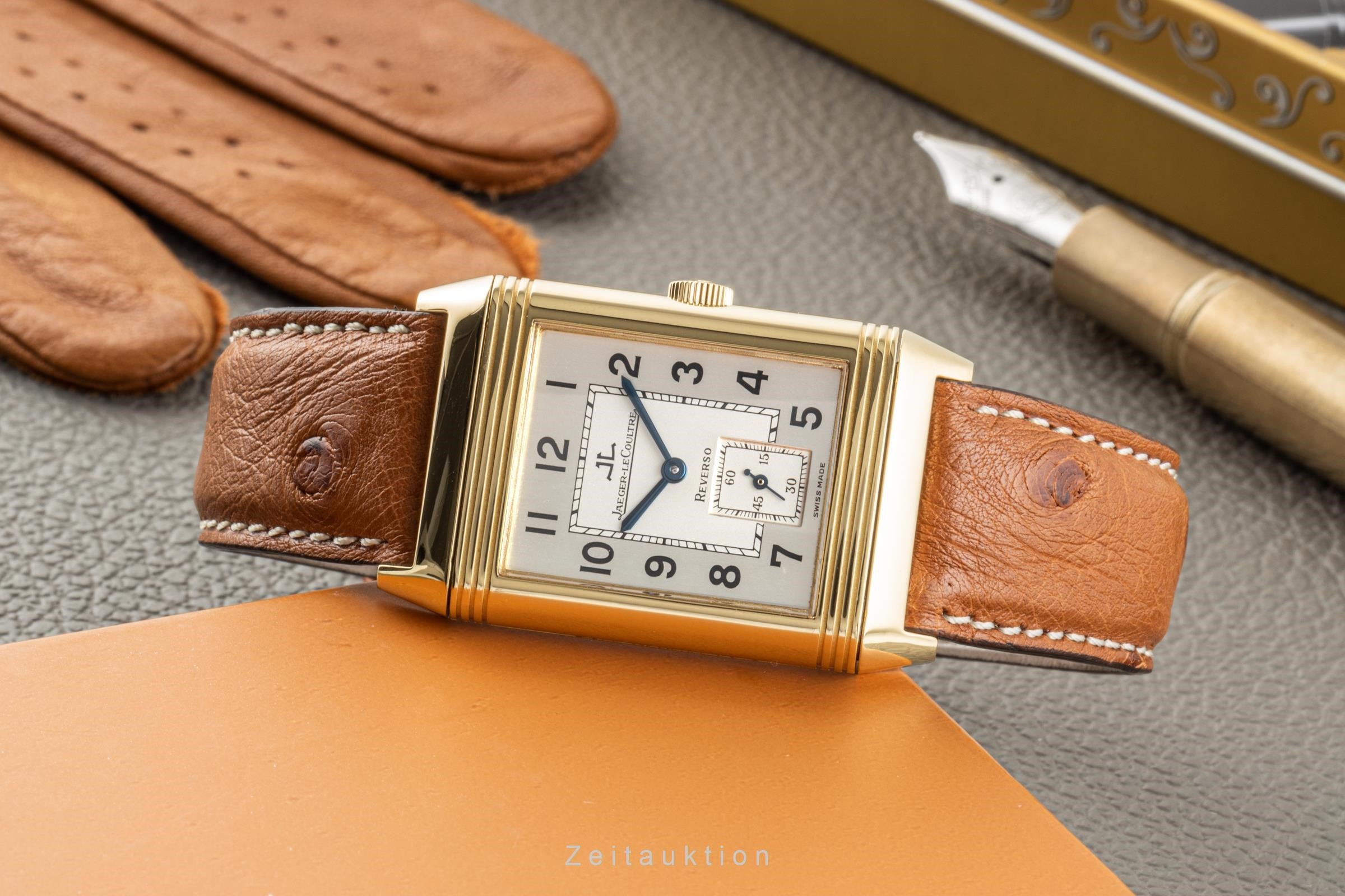 Jaeger LeCoultre Reverso 18 ct gold manual winding men's watch 270.1.62 LP: 14800EUR  [2203988]