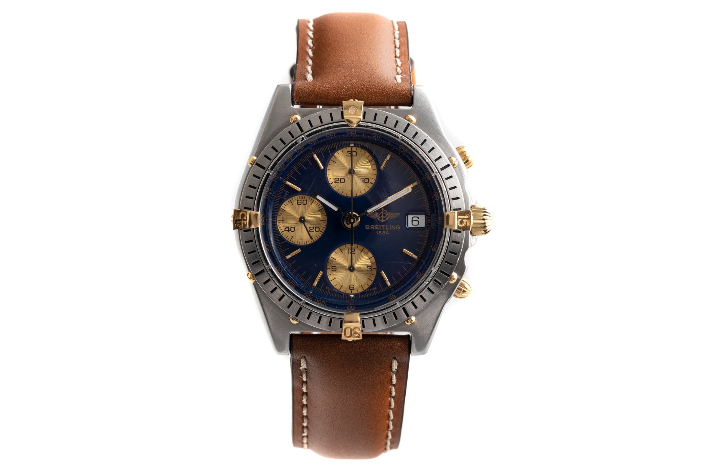 Breitling Chronomat cronografo acciaio / oro automatismo orologio da uomo 81.950, B13047 LP: 9300EUR  [2204014]