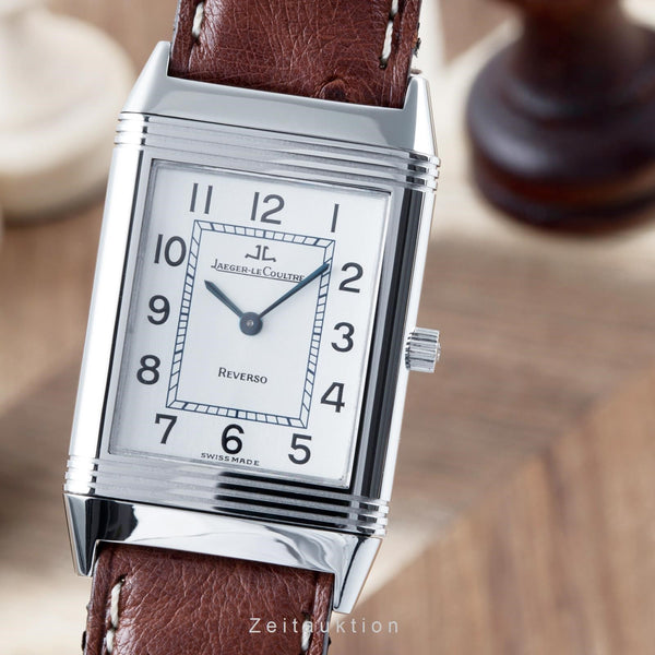 Jaeger-LeCoultre Reverso Classique Handaufzug Stahl Ref. 250.8.86 B&P VP: 5950 € [2204055]