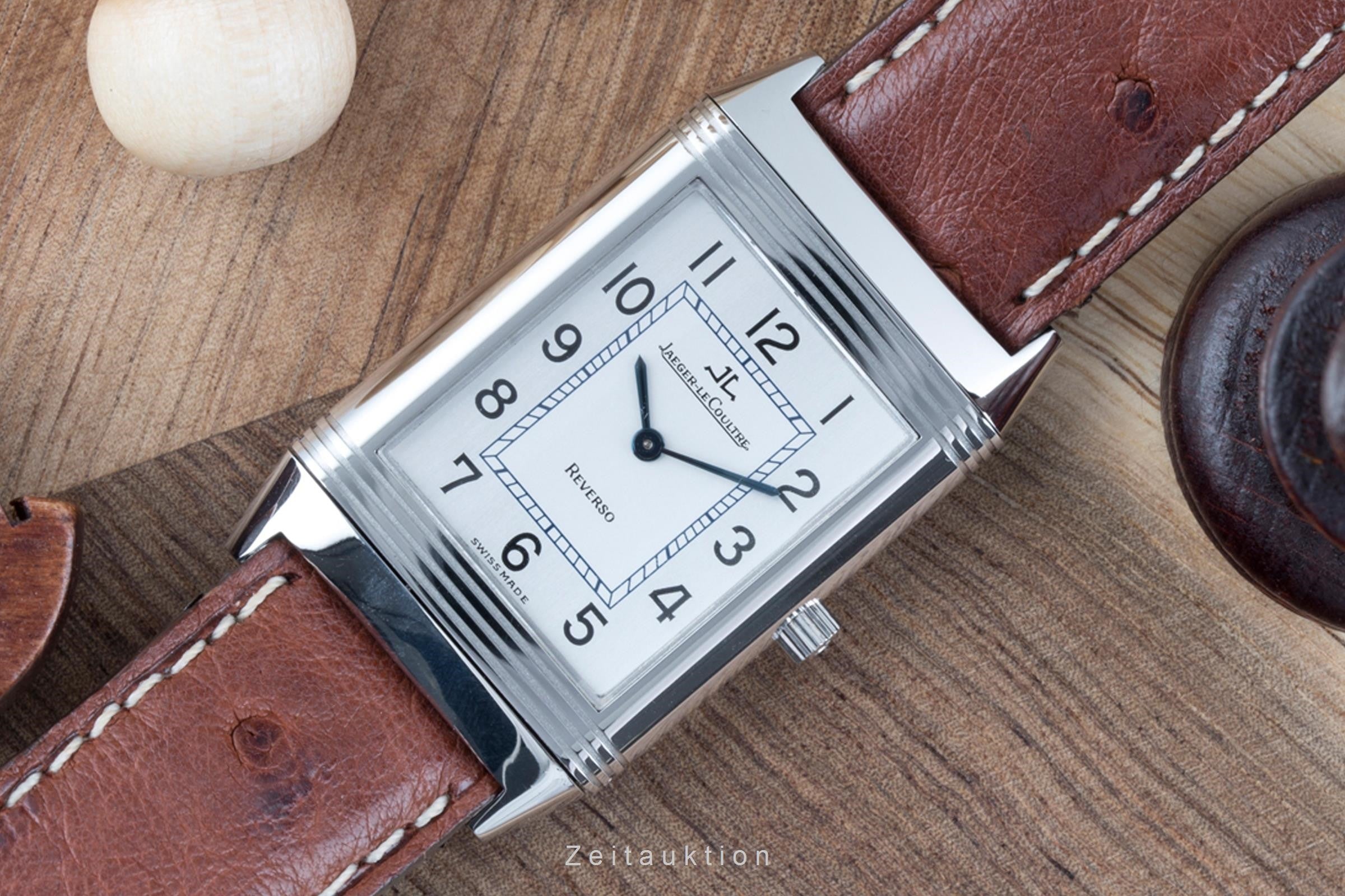 Jaeger-LeCoultre Reverso Classique Handaufzug Stahl Ref. 250.8.86 B&P VP: 5950 € [2204055]