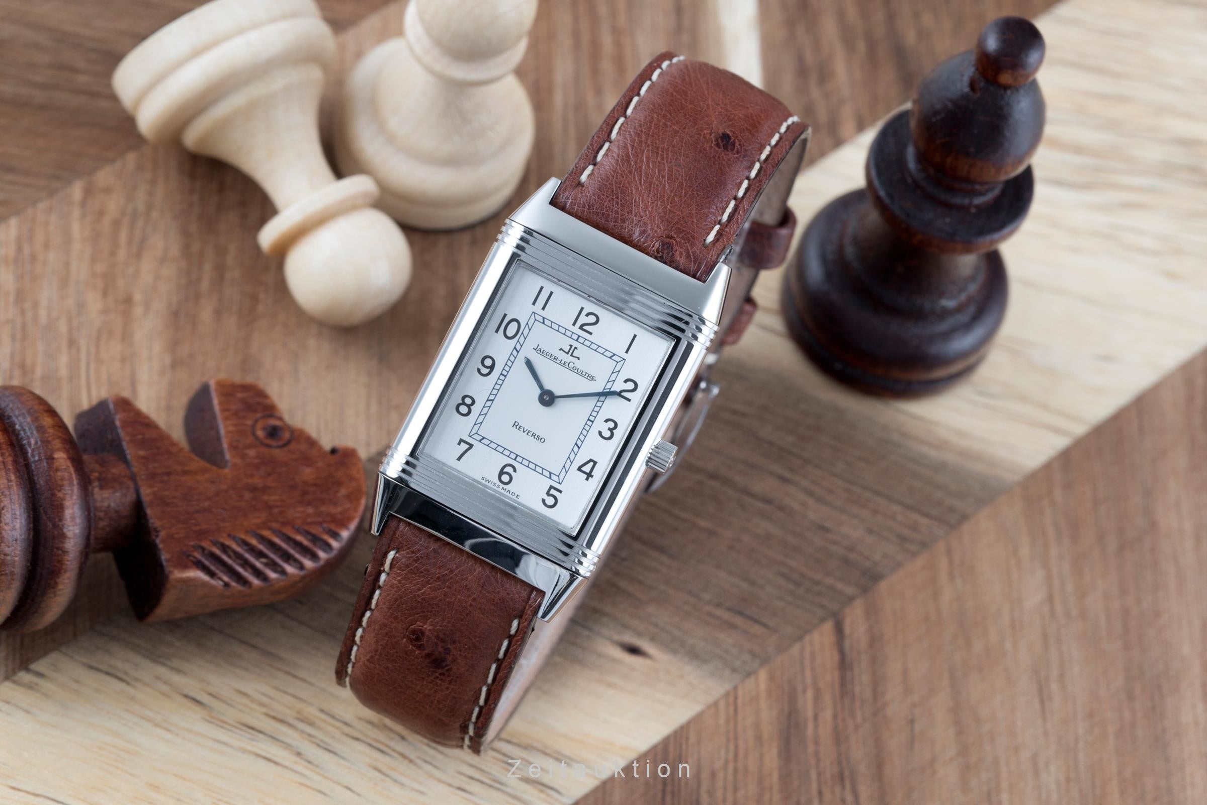Jaeger-LeCoultre Reverso Classique Handaufzug Stahl Ref. 250.8.86 B&P VP: 5950 € [2204055]