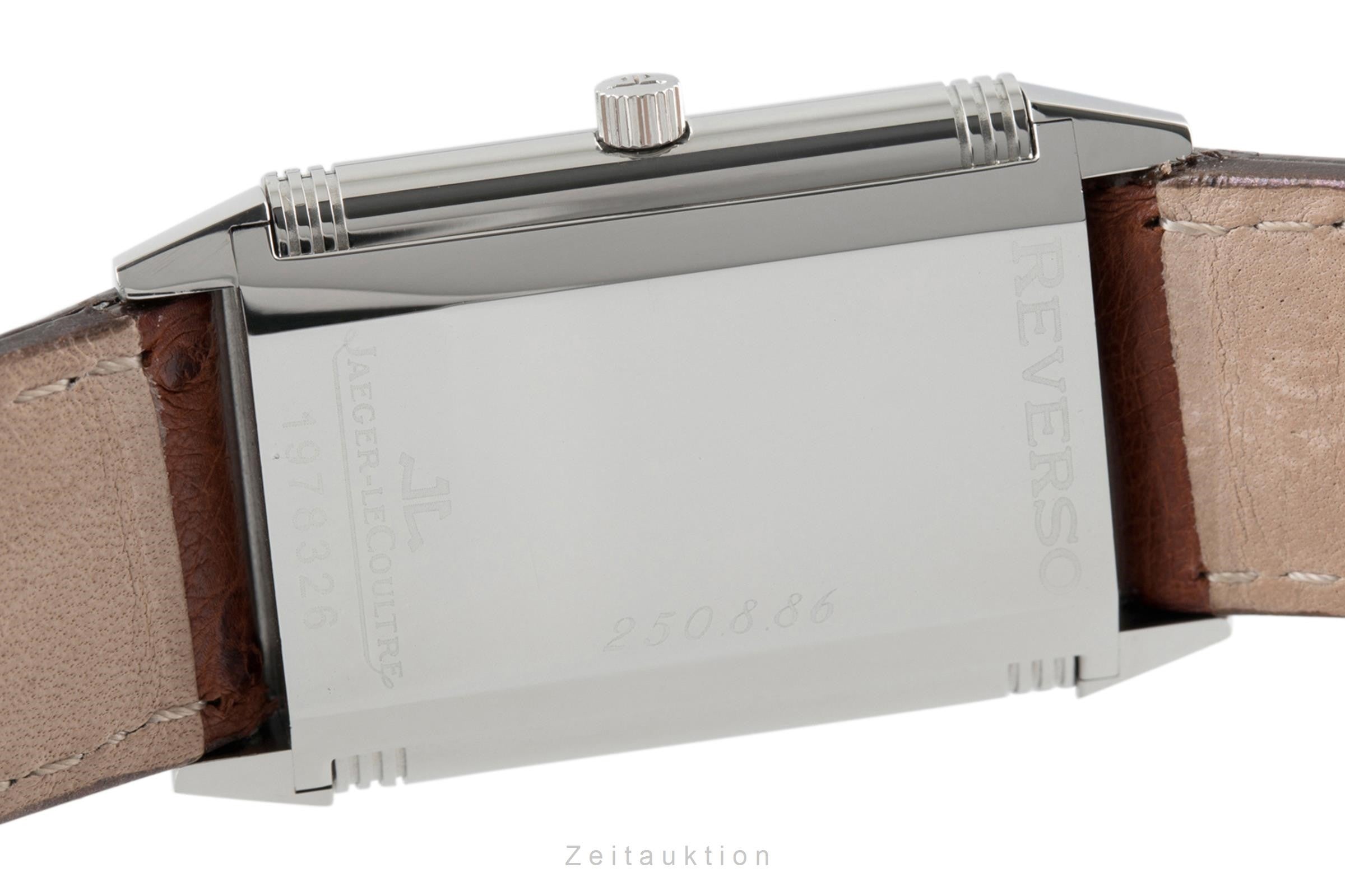 Jaeger-LeCoultre Reverso Classique Handaufzug Stahl Ref. 250.8.86 B&P VP: 5950 € [2204055]