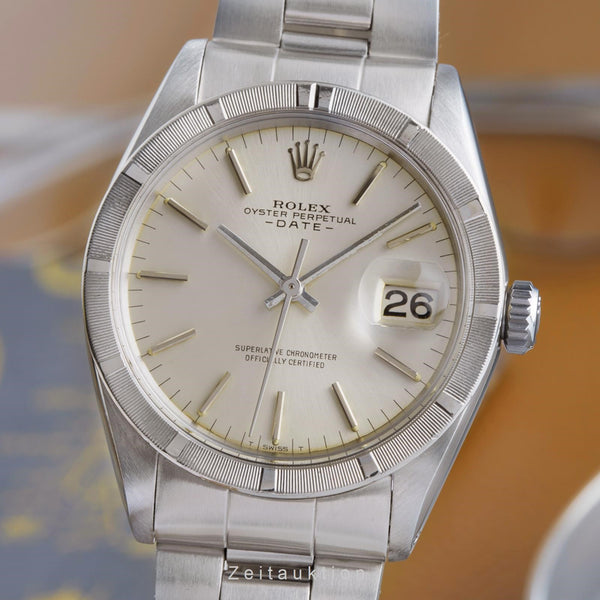 Rolex Date acero automático reloj para caballeros 1501  [2204057]