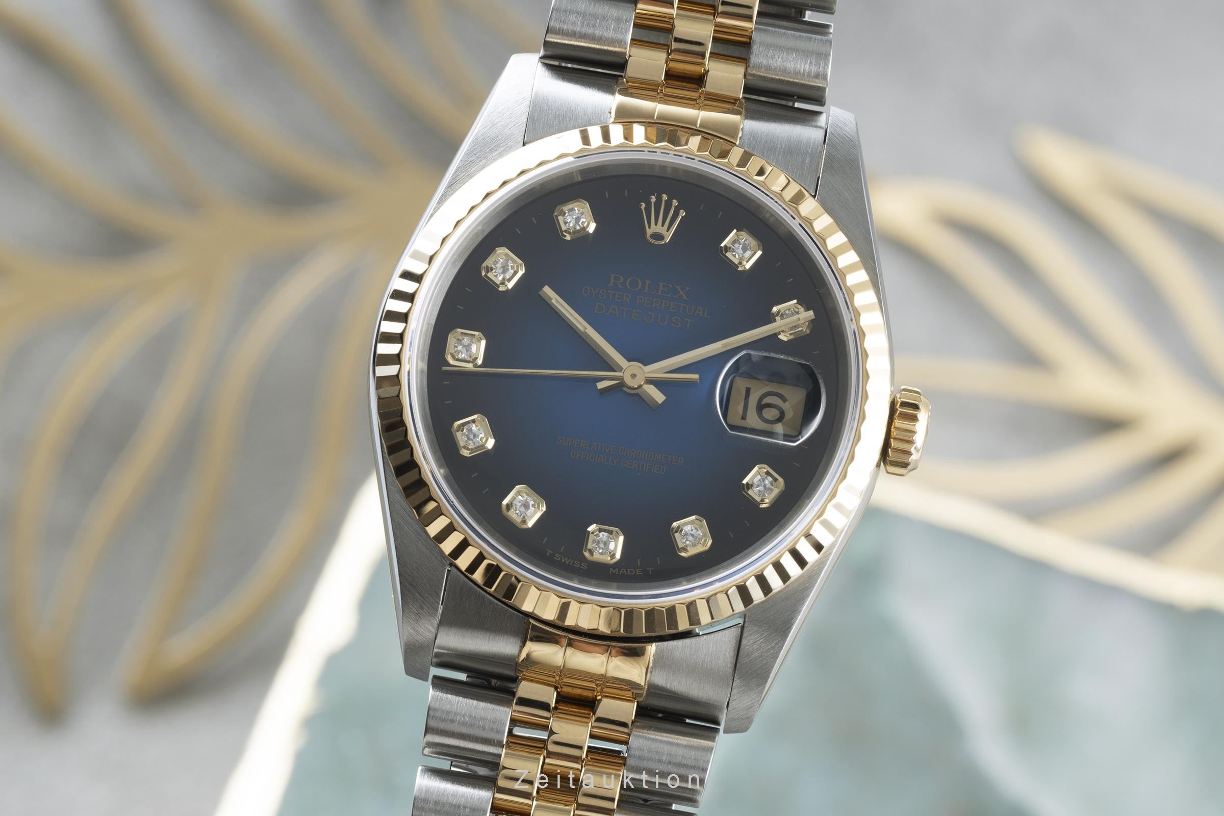 ROLEX K18 ステンレス コンビ 26mmx15mm ×3mm Rolex Datejust steel / gold automatic Kal. 3135 Ref. 16233 | 2204058