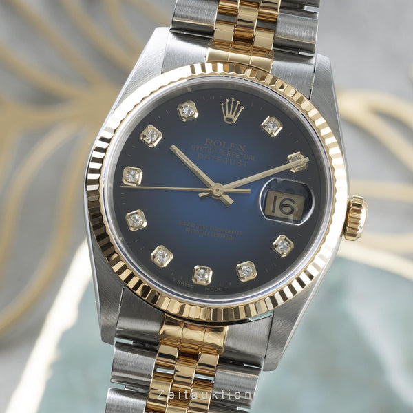 Rolex Datejust acero / oro automático reloj para caballeros 16233  [2204058]