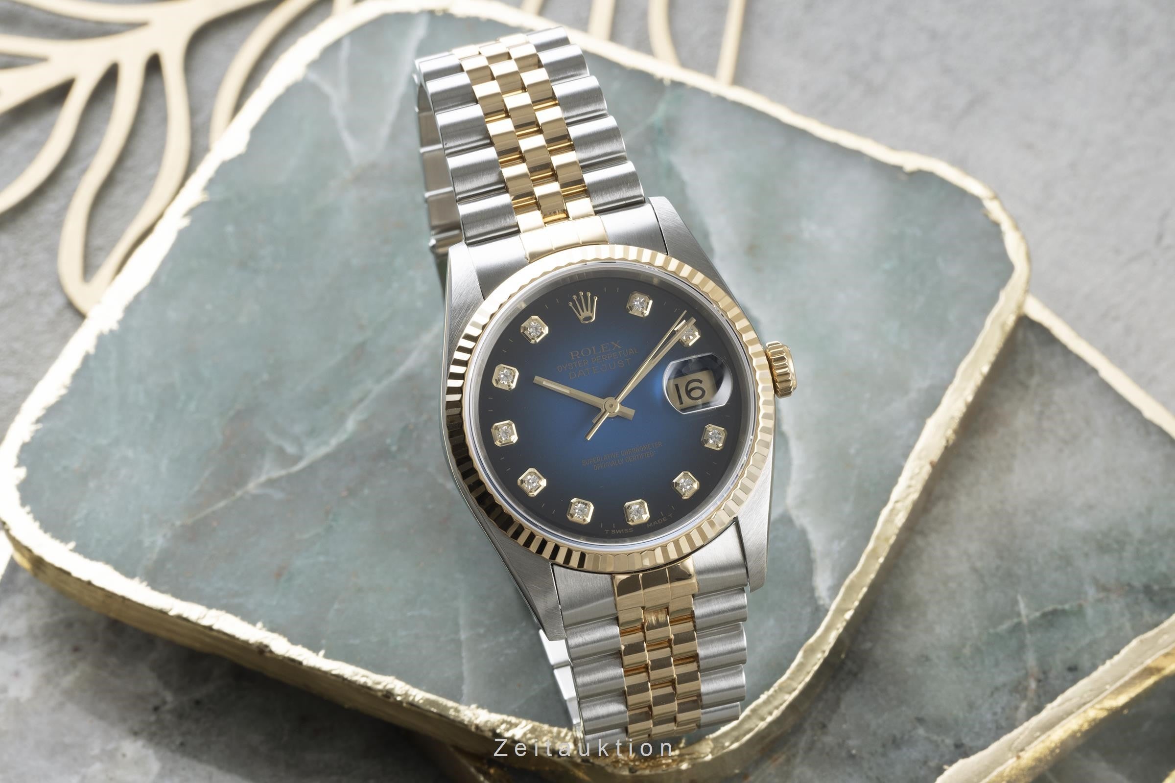 Rolex Datejust acero / oro automático reloj para caballeros 16233  [2204058]