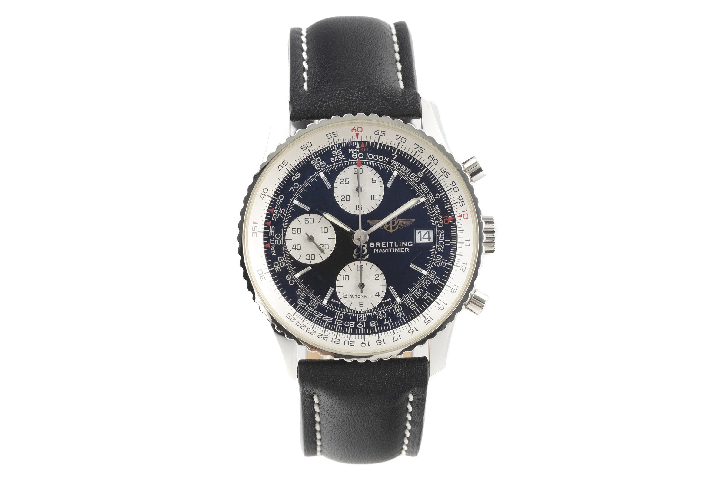 Breitling Old Navitimer Chronograph Automatik Edelstahl Herrenuhr Ref. A13322 [2204067]
