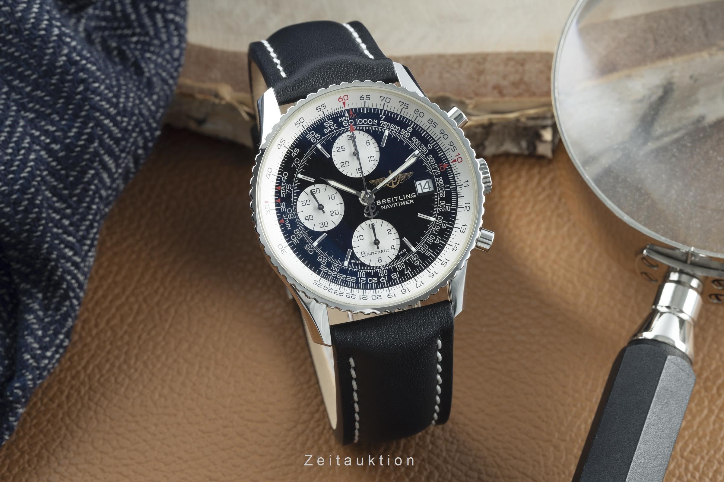 Breitling Old Navitimer Chronograph Automatik Edelstahl Herrenuhr Ref. A13322 [2204067]
