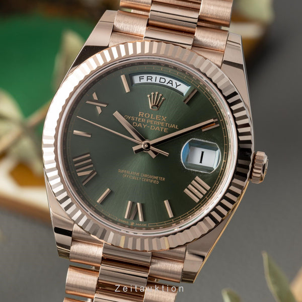 Rolex Day-Date oro rosado de 18 quilates automático reloj para caballeros 228235  [2204093]
