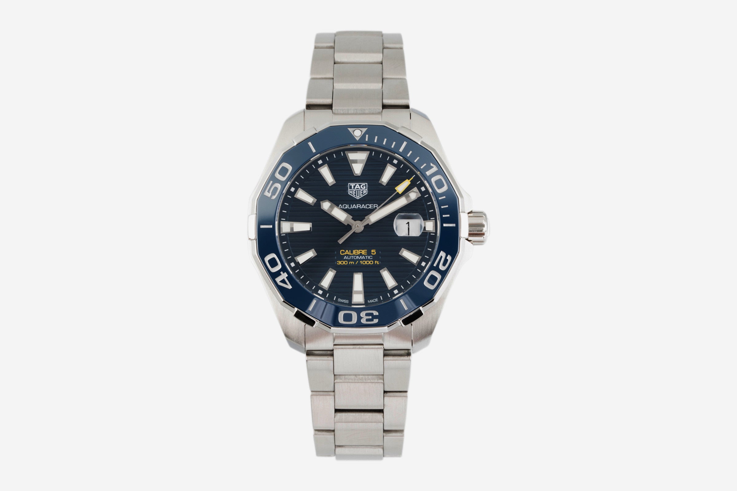 Tag Heuer Aquaracer steel automatic men's watch WAY201B.BA0927 LP: 3200EUR  [2204121]