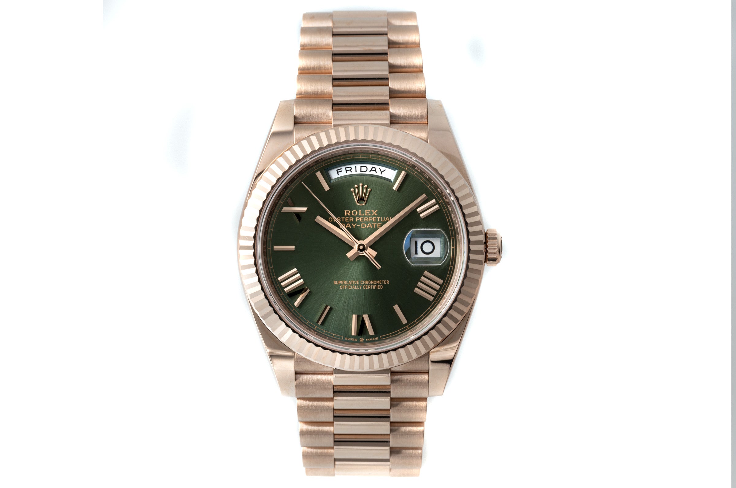 Rolex Day-Date 40 18K Roségold Herrenuhr Oyster Perpetual Ref. 228235 B&P 2022 [2204127]