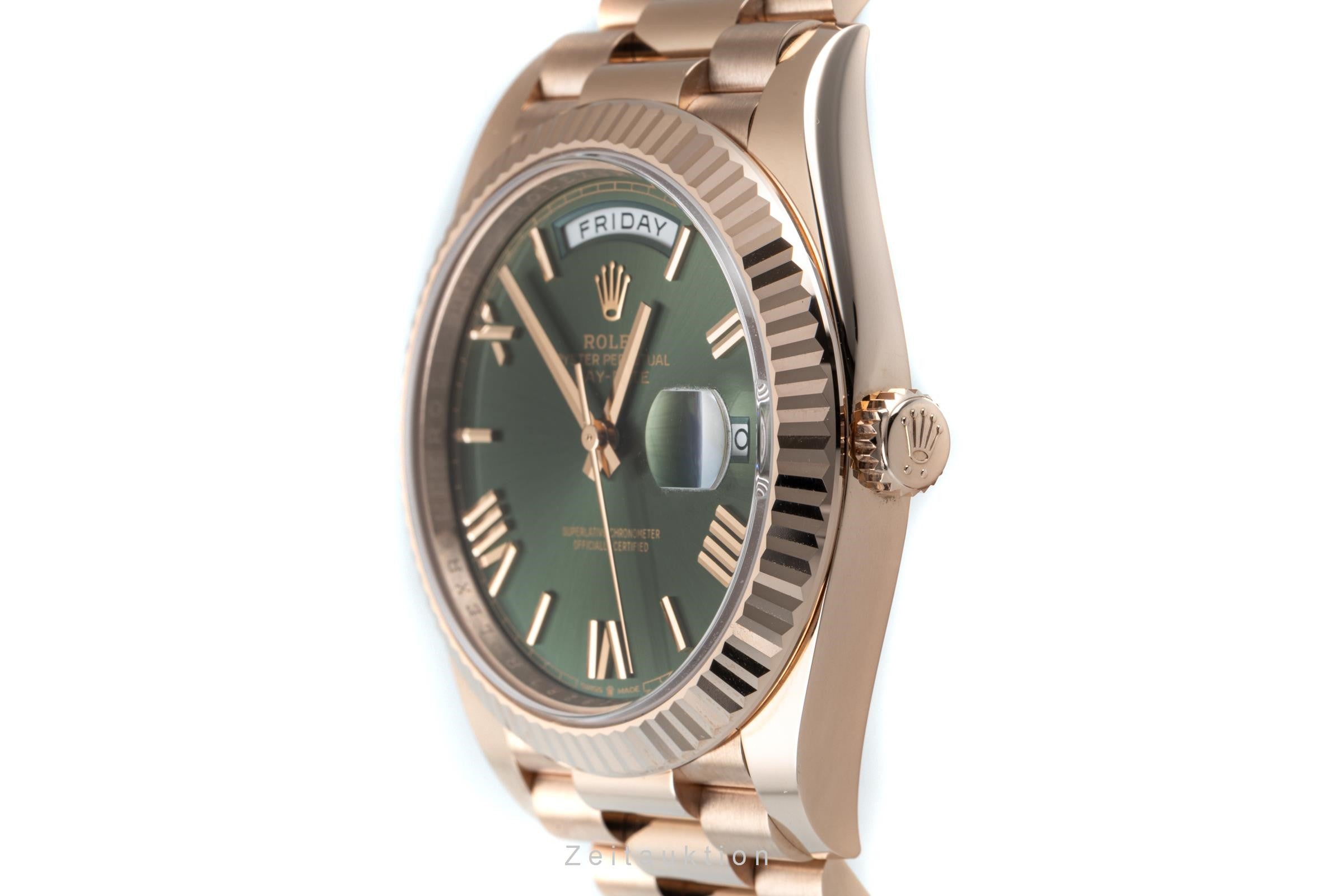 Rolex Day-Date 40 18K Roségold Herrenuhr Oyster Perpetual Ref. 228235 B&P 2022 [2204127]