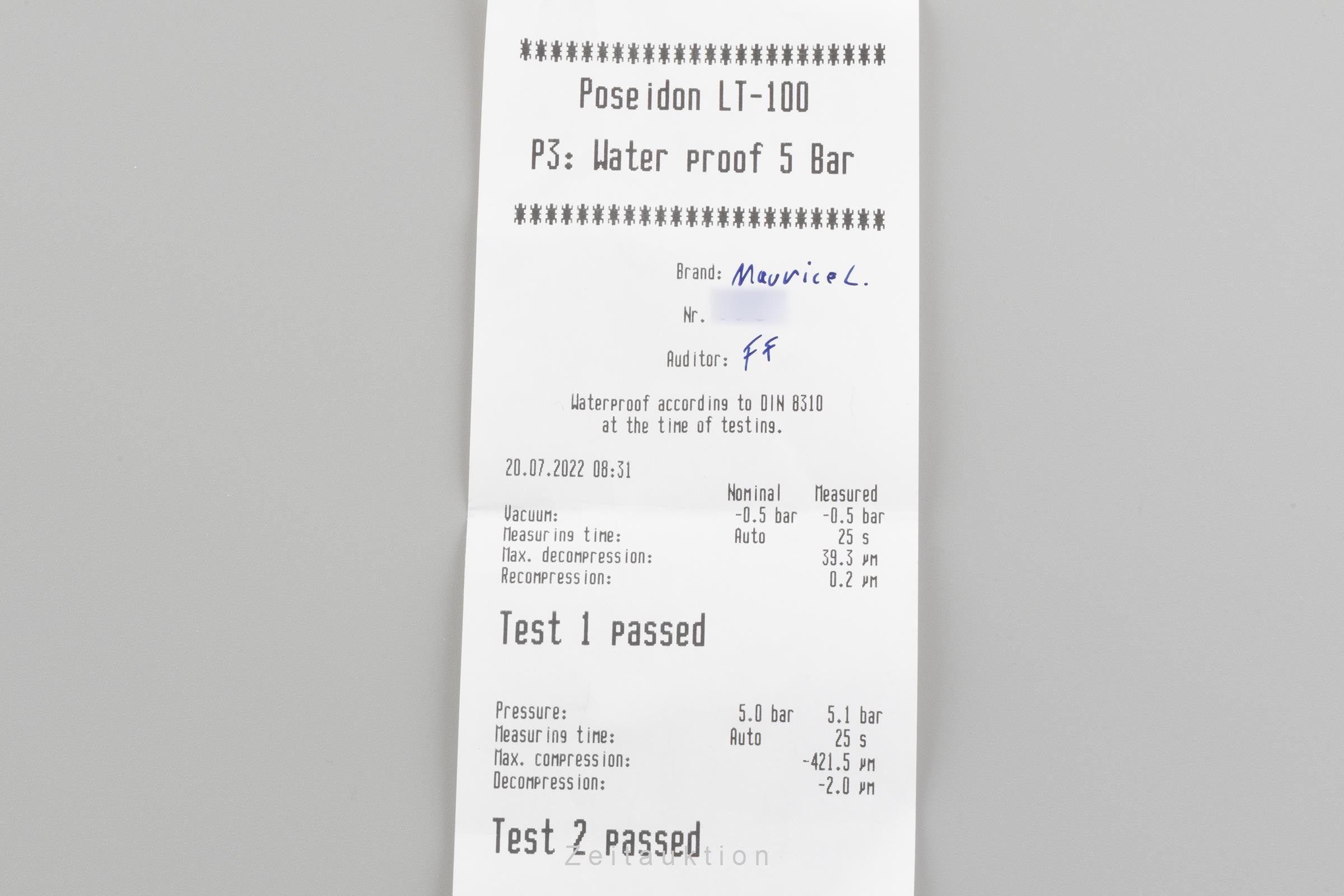 Maurice Lacroix Croneo chronograph gilt / steel automatic men's watch 03700  [2204131]