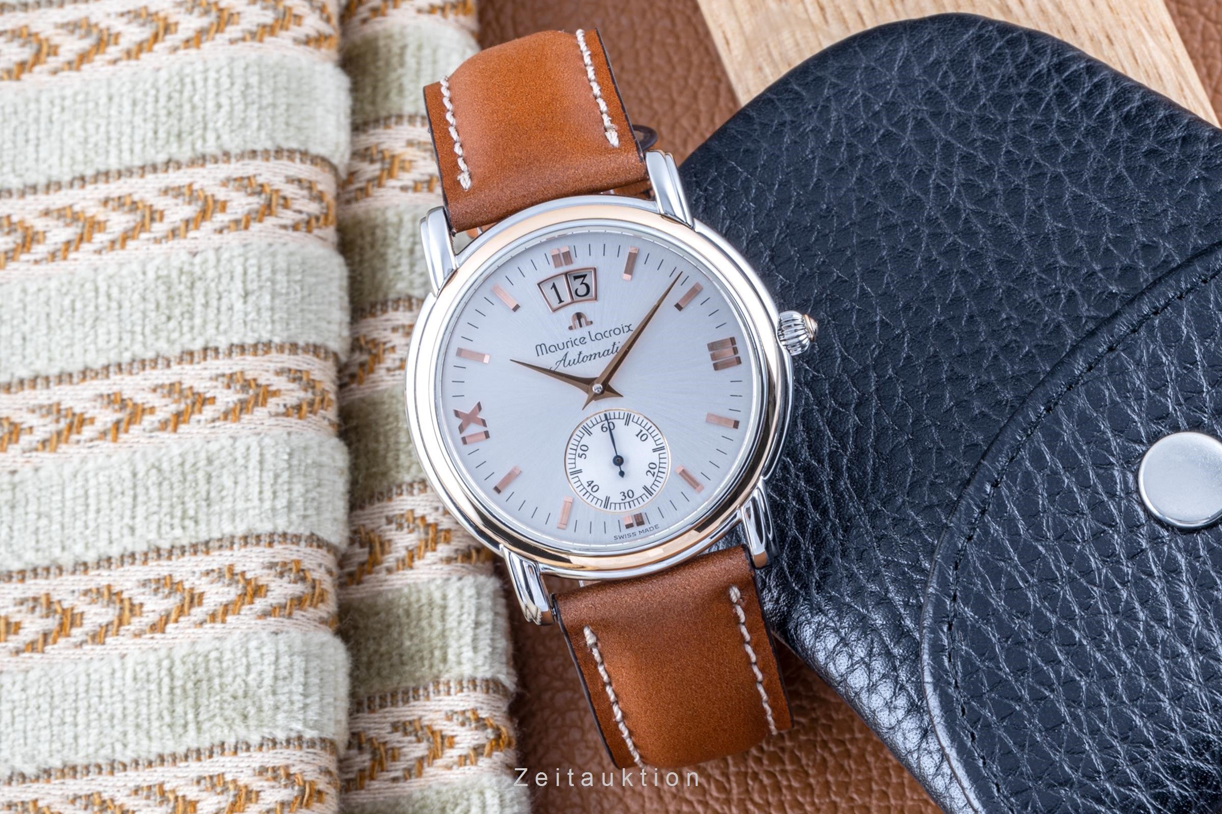 Maurice Lacroix Masterpiece “Grand Guichet” Stahl / Gold Automatik Ref. 58789 [2204136]