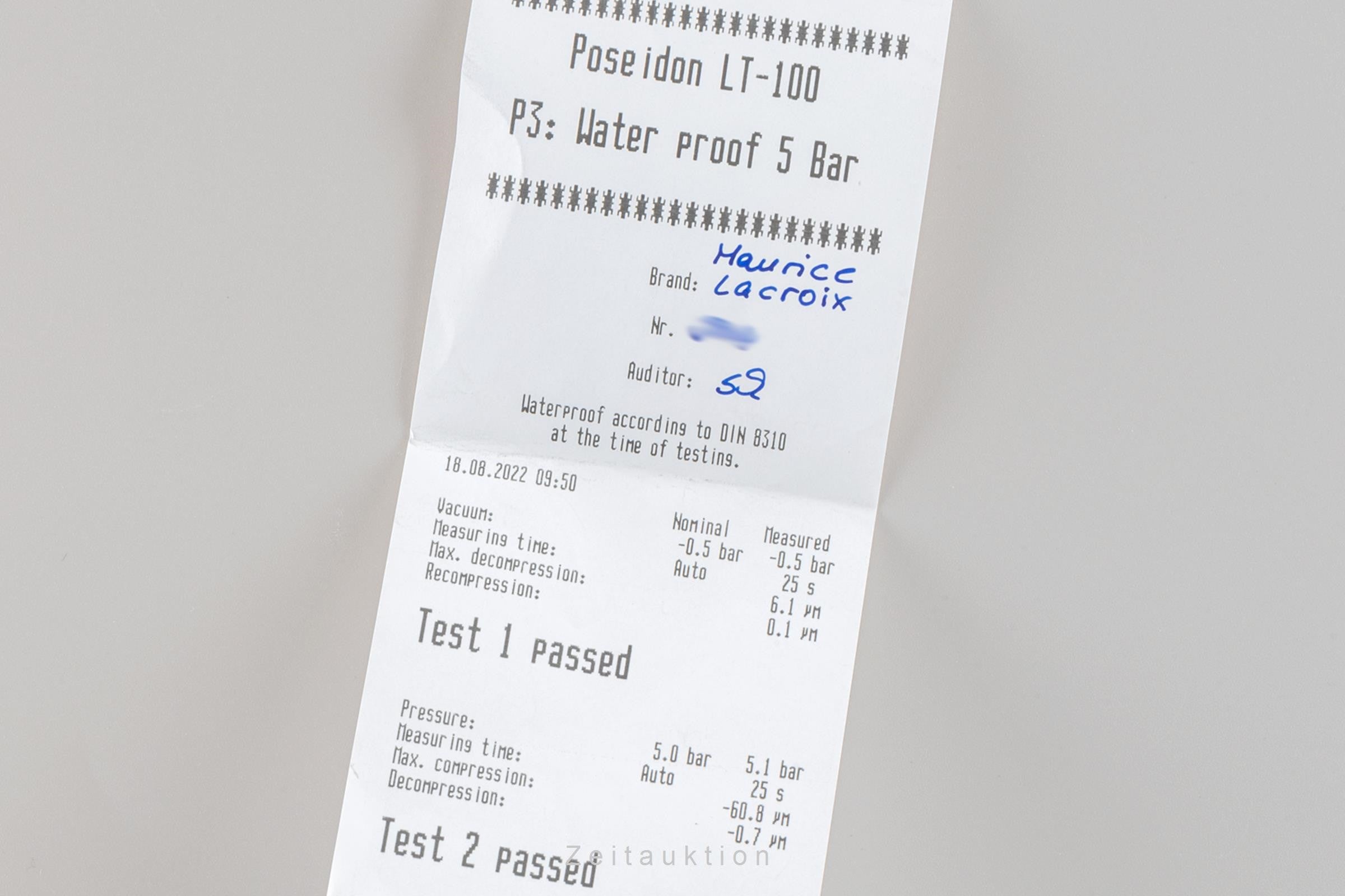 Maurice Lacroix Masterpiece “Grand Guichet” Stahl / Gold Automatik Ref. 58789 [2204136]