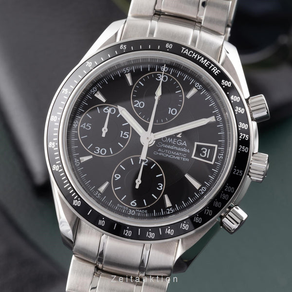 Omega Speedmaster Date Chronograph Automatik Stahl Herrenuhr Ref. 3210.50.00 B&P [2204139]