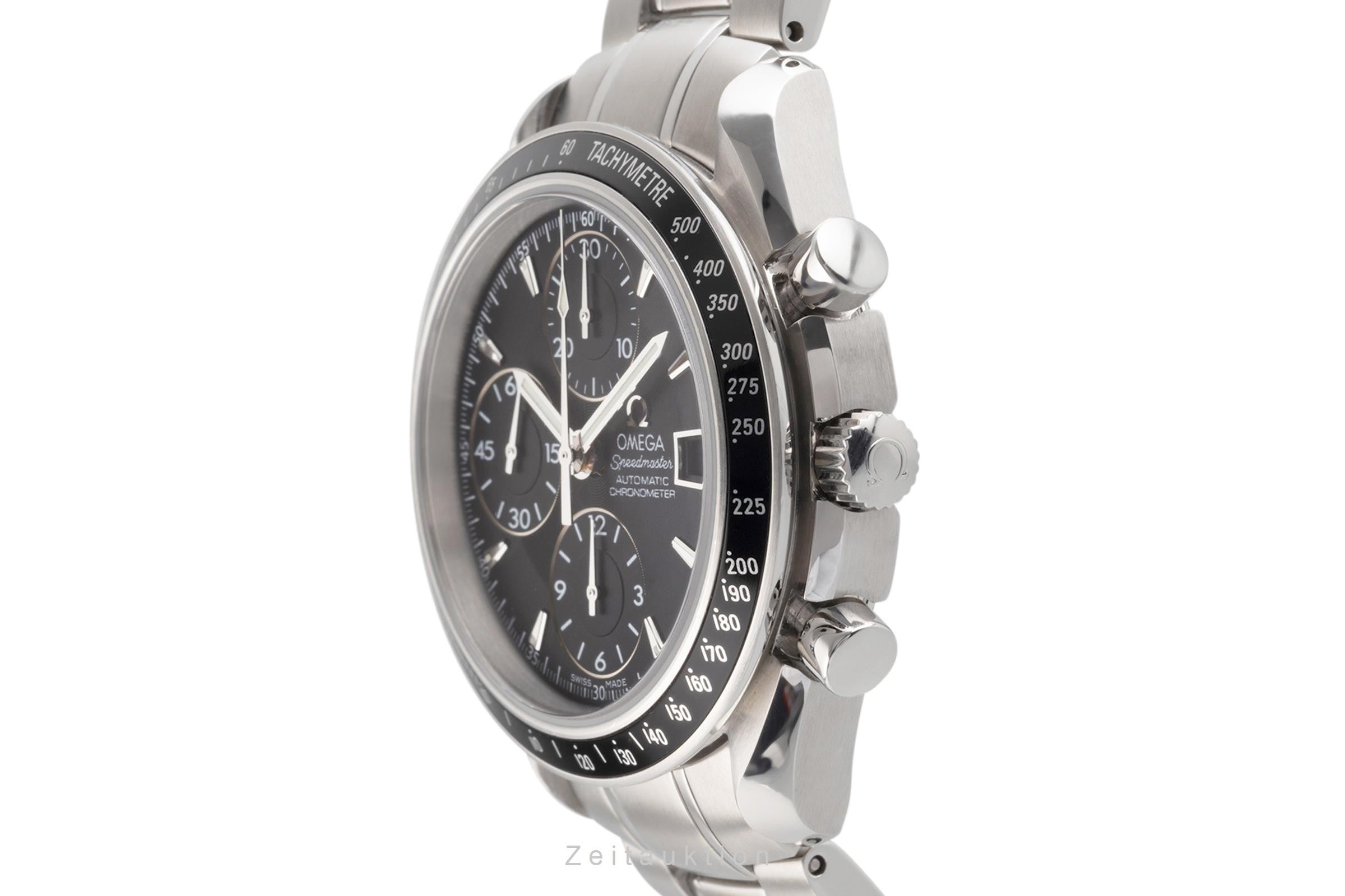 Omega Speedmaster Date Chronograph Automatik Stahl Herrenuhr Ref. 3210.50.00 B&P [2204139]