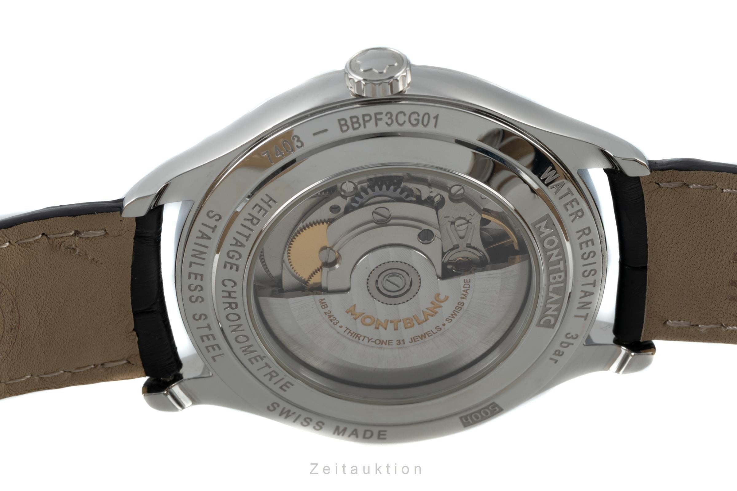 Montblanc Heritage acero automático reloj para caballeros 114872, 7403 LP: 2790EUR  [2204140]