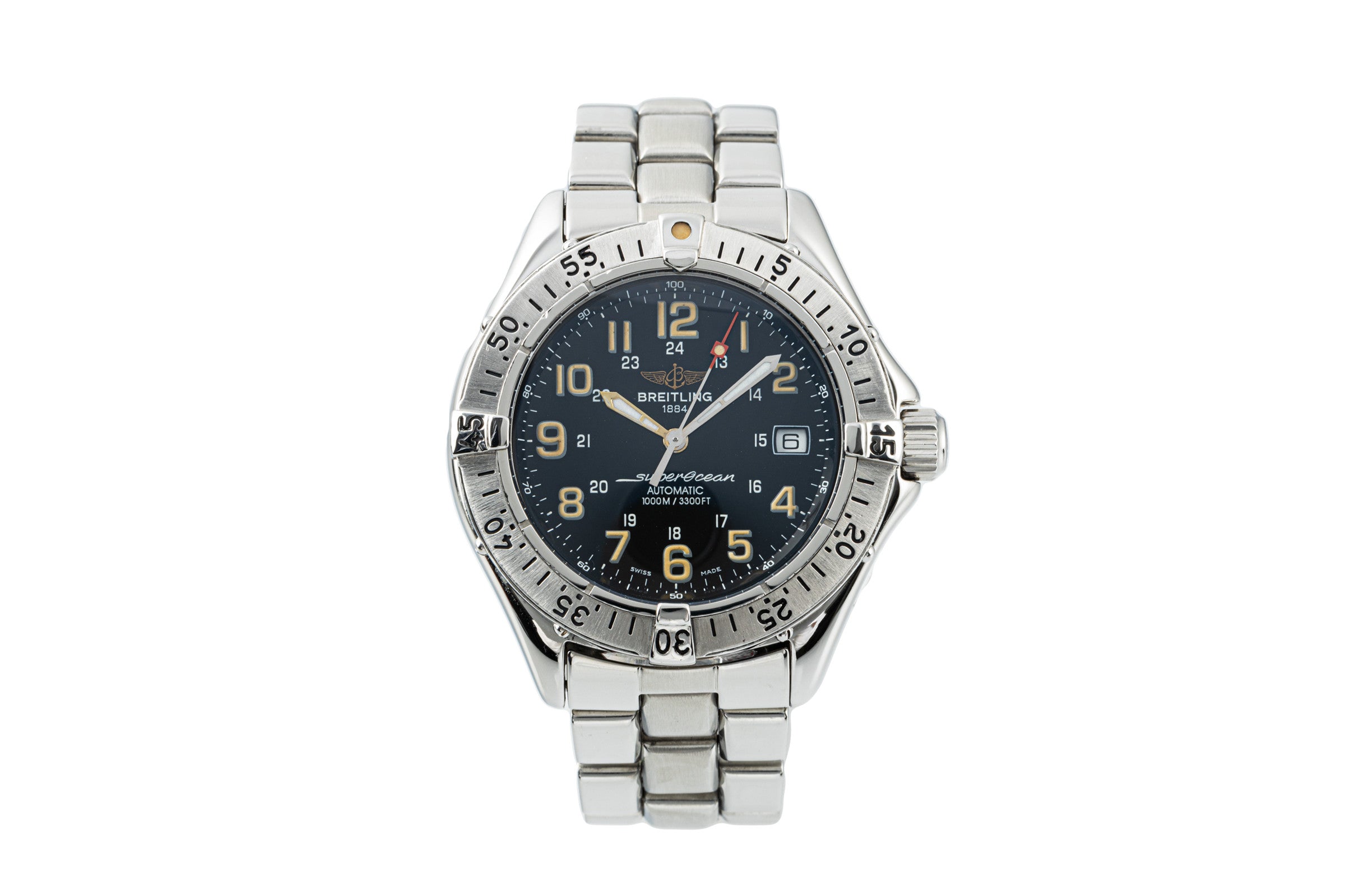 Breitling Superocean steel automatic men's watch A17040 LP: 3950EUR  [2204156]