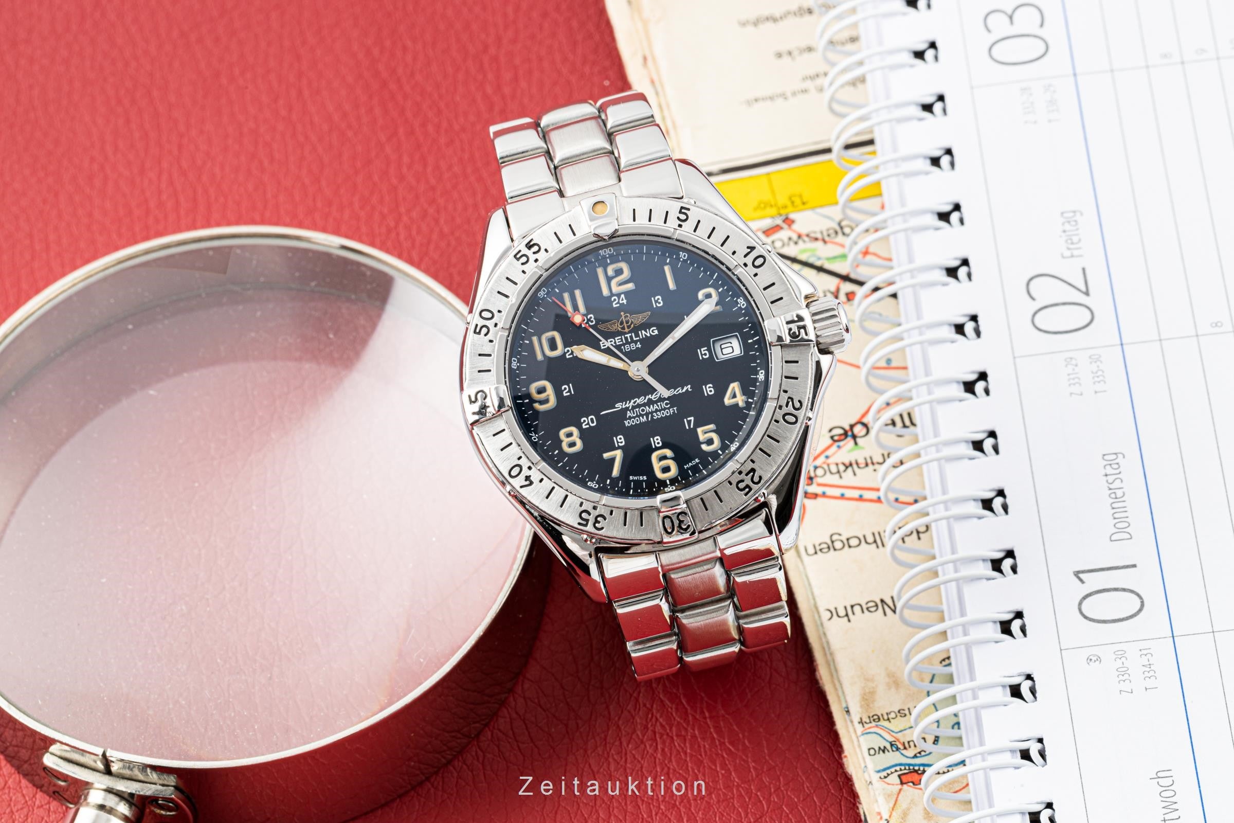 Breitling Superocean steel automatic men's watch A17040 LP: 3950EUR  [2204156]