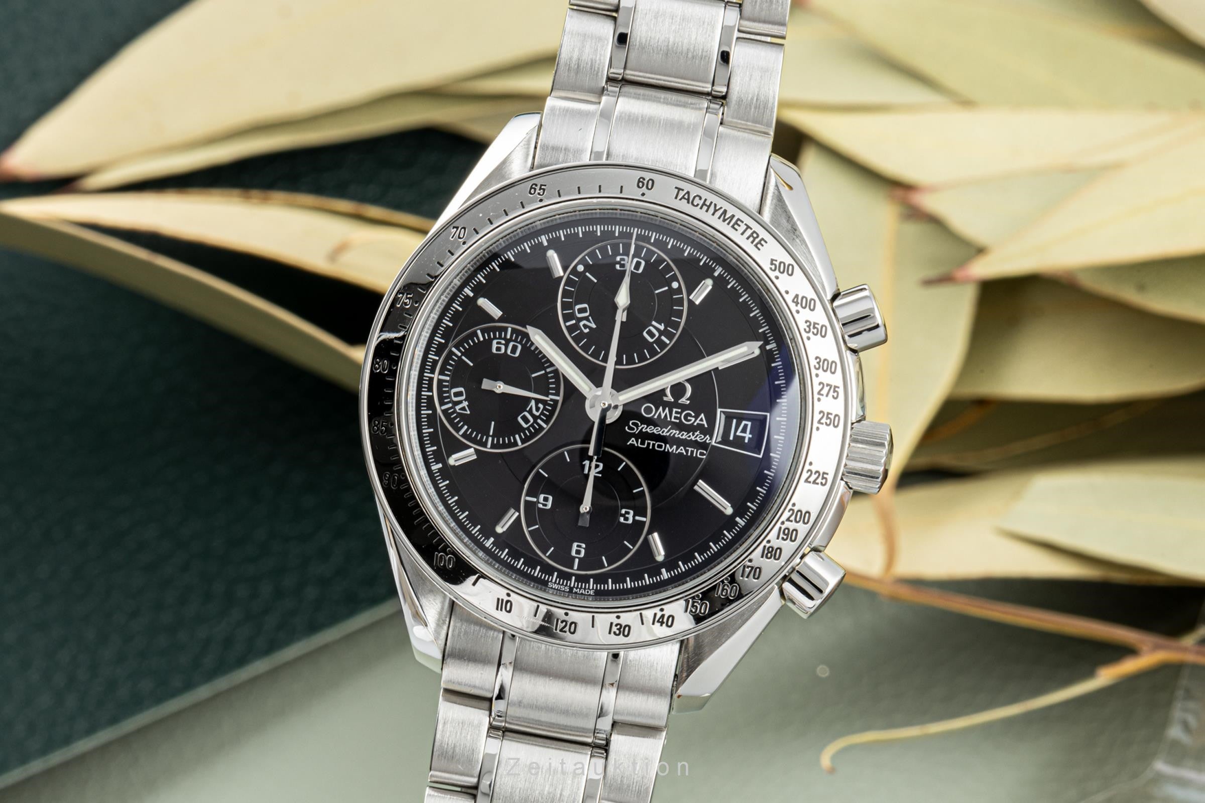 Omega Speedmaster Date chronograph steel automatic men's watch 3513.50.00, 175.0083  [2204182]