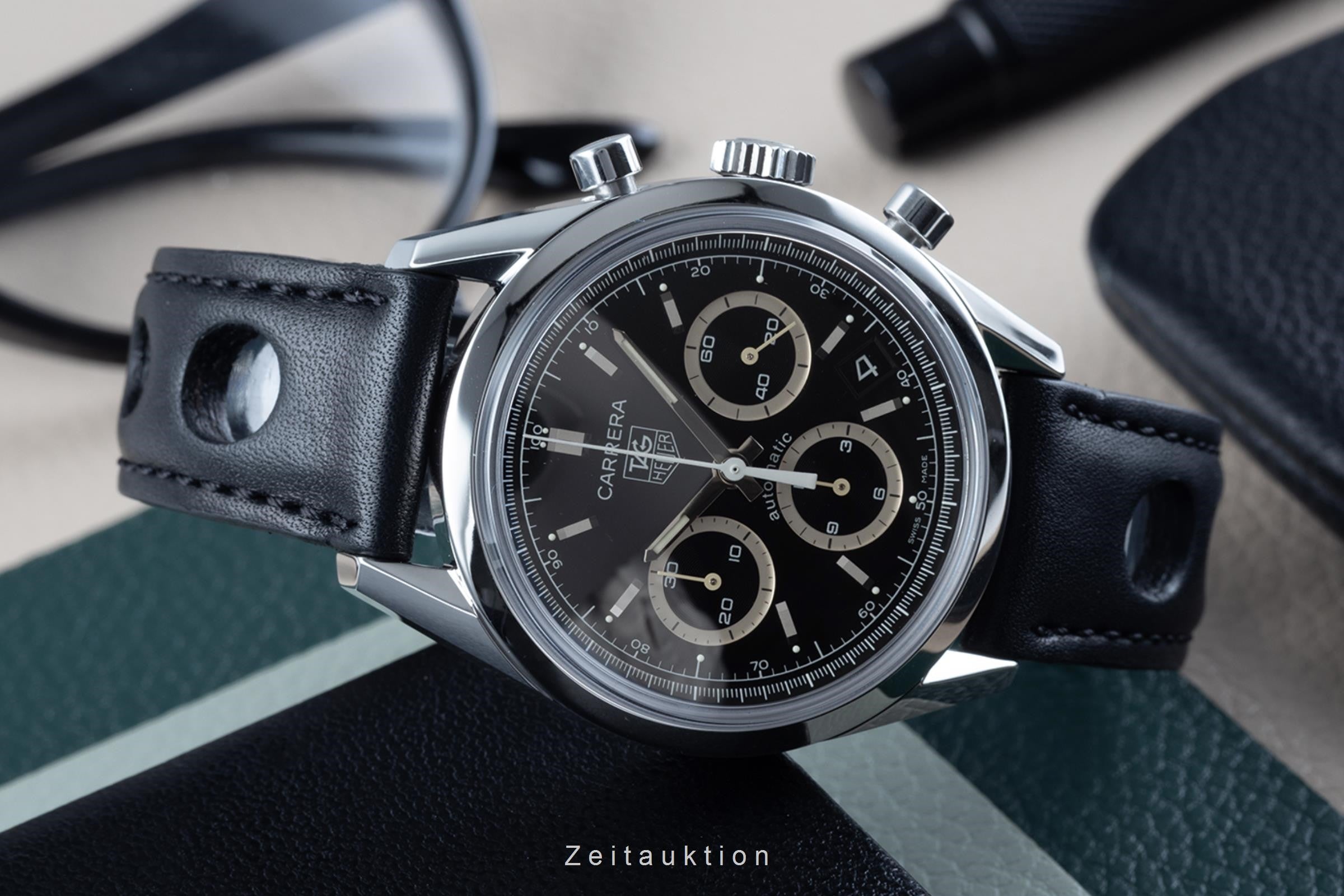 Tag Heuer Carrera Chronograph Automatik Edelstahl Herrenuhr Ref. CV2113-0 [2204186]