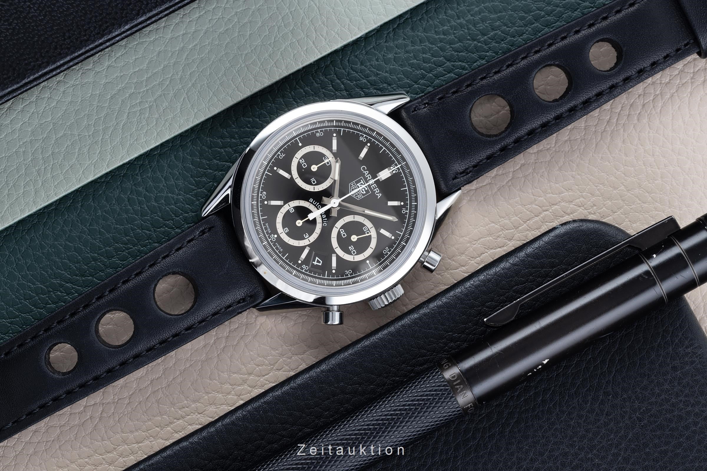 Tag Heuer Carrera Chronograph Automatik Edelstahl Herrenuhr Ref. CV2113-0 [2204186]