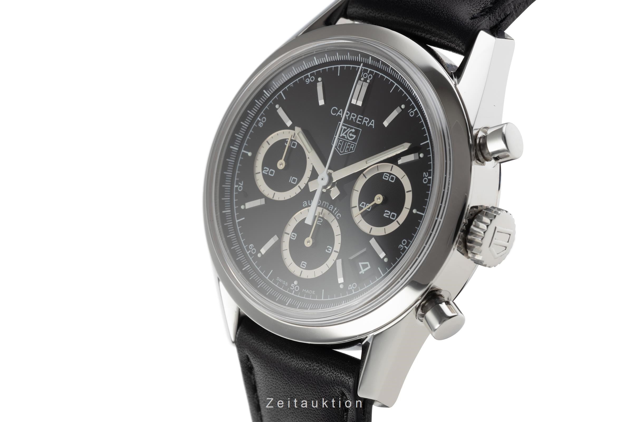 Tag Heuer Carrera Chronograph Automatik Edelstahl Herrenuhr Ref. CV2113-0 [2204186]
