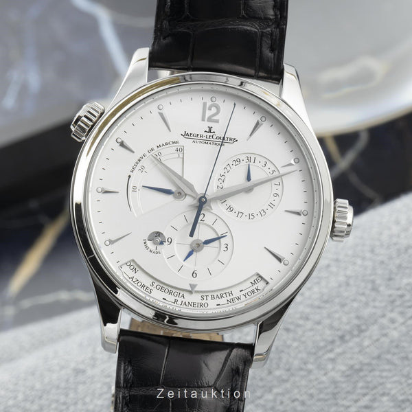 Jaeger LeCoultre Master Geographic acero automático reloj para caballeros Q1428421, 176.8.29.S  [2204225]