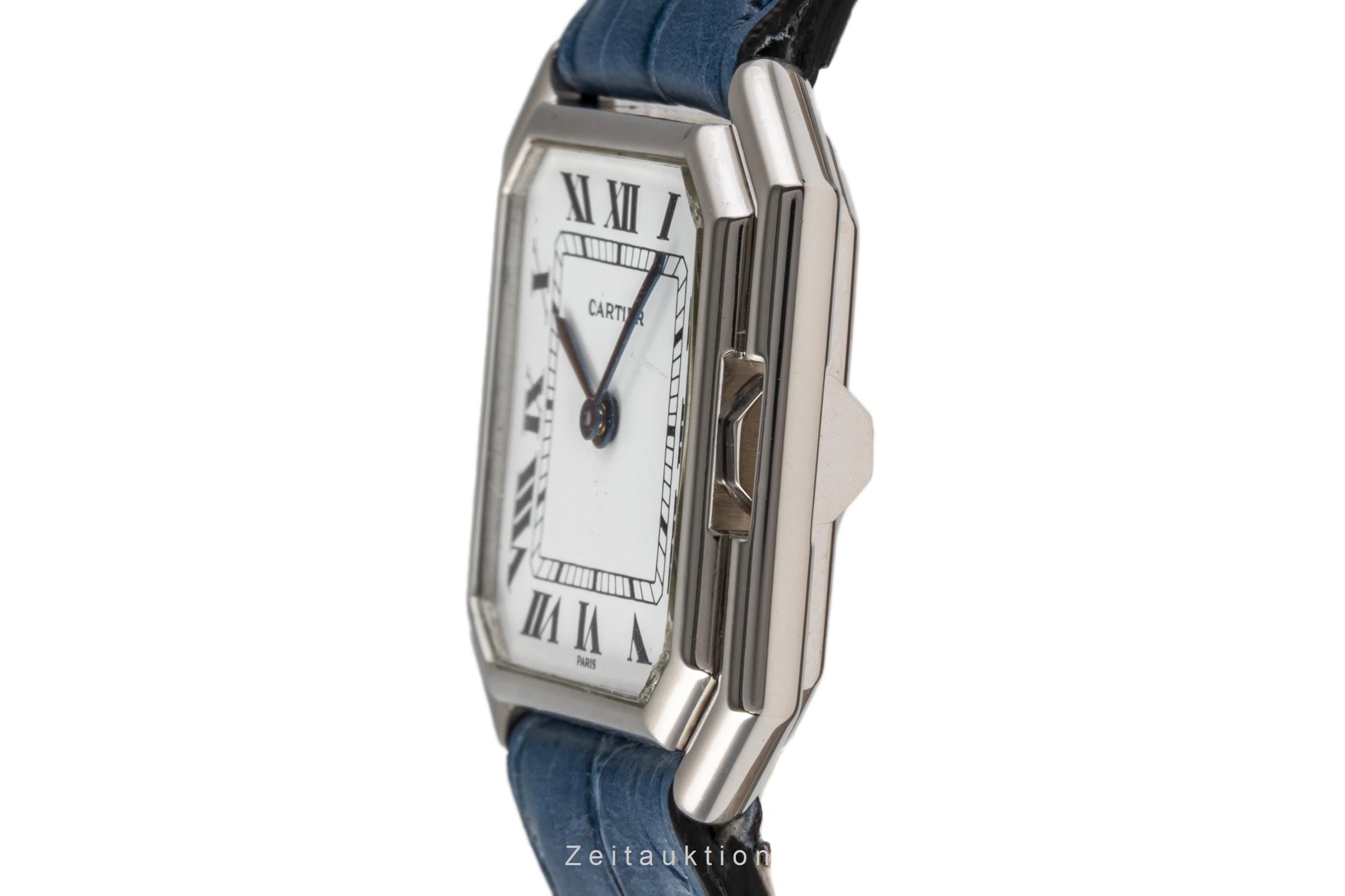 Cartier Ceinture or blanc 18 ct à remontage manuel montre pour femmes LP: 10300EUR  [2204275]