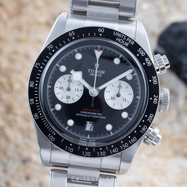 Tudor Black Bay Chrono Automatik Edelstahl Herrenuhr Ref. 79360N B&P 2021 [2204307]