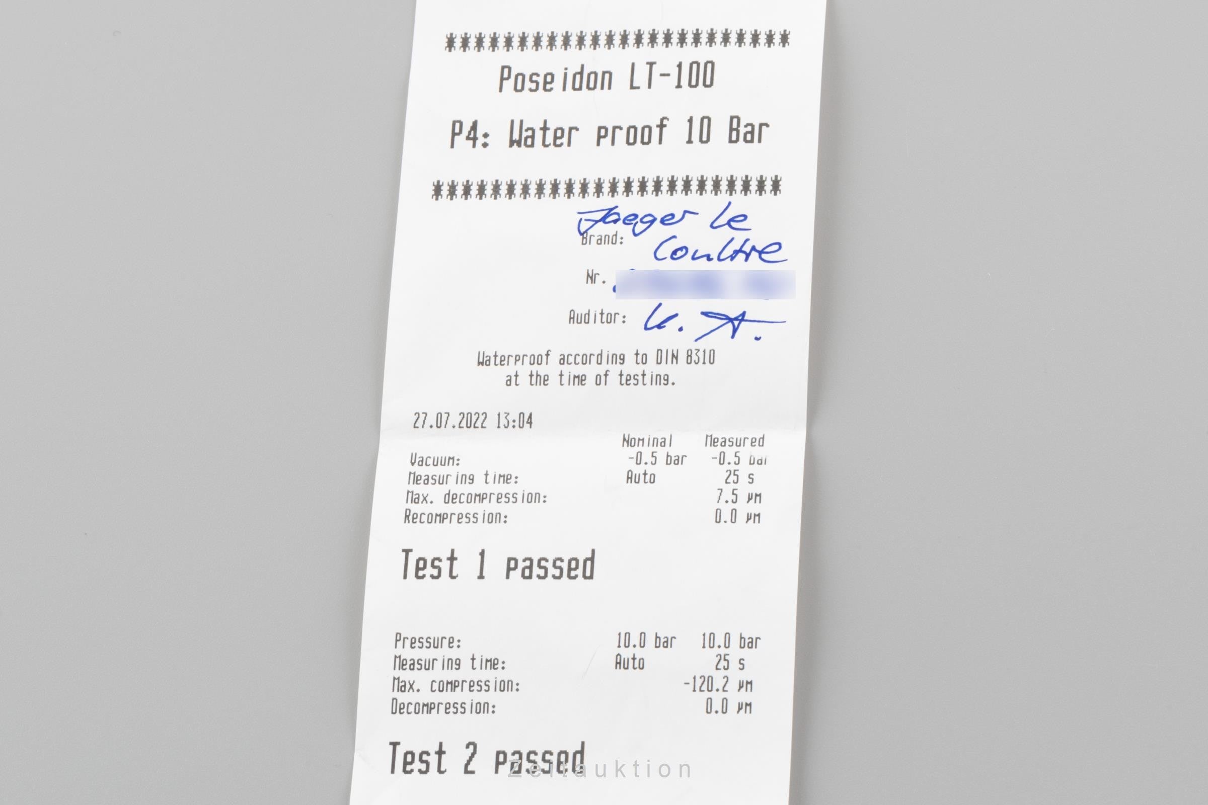 Jaeger LeCoultre Polaris steel automatic men's watch Q9008170, 841.8.37.S LP: 8700EUR  [2204320]