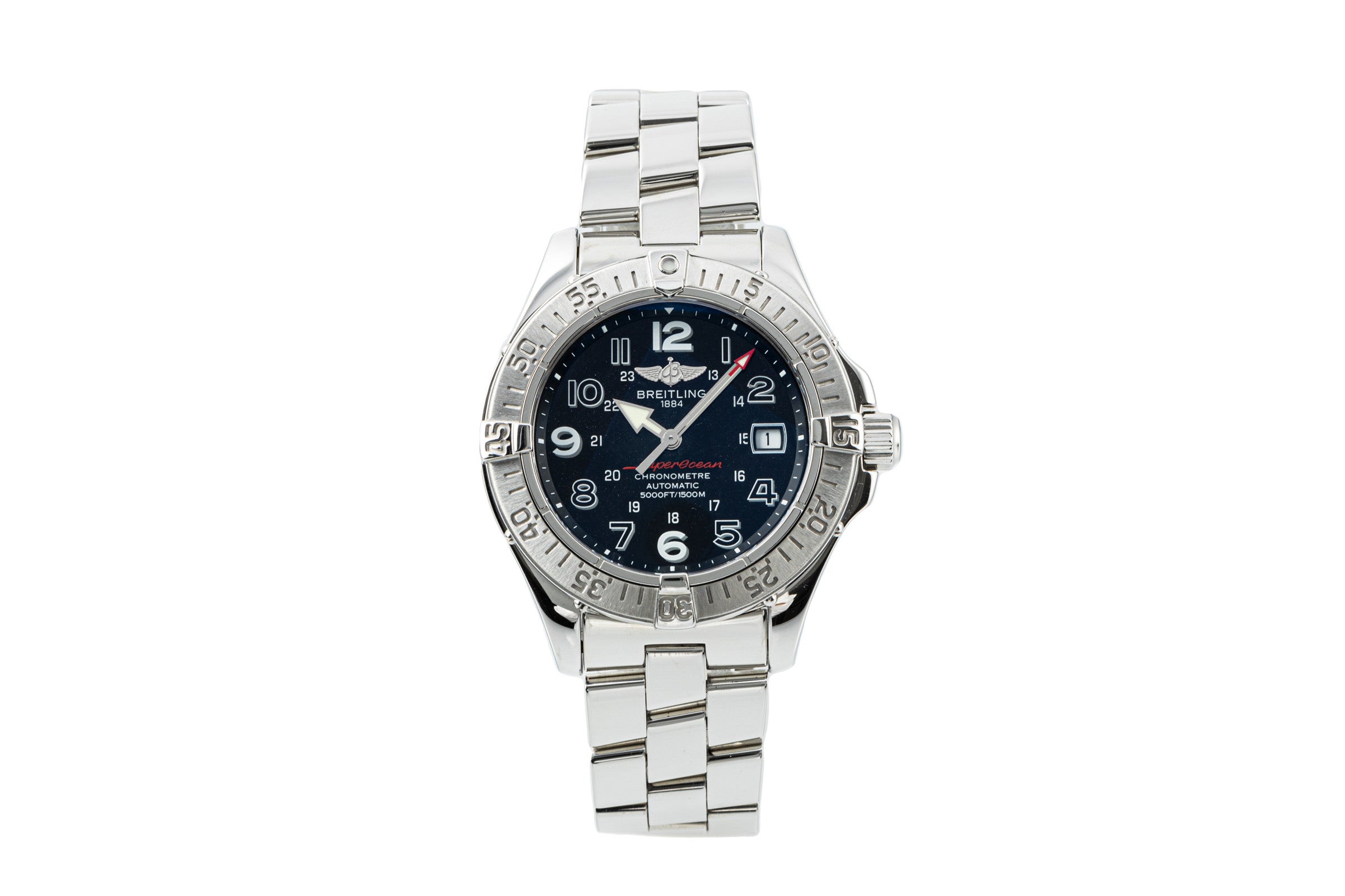 Breitling Superocean acero automático reloj para caballeros A17360 LP: 4600EUR  [2204331]