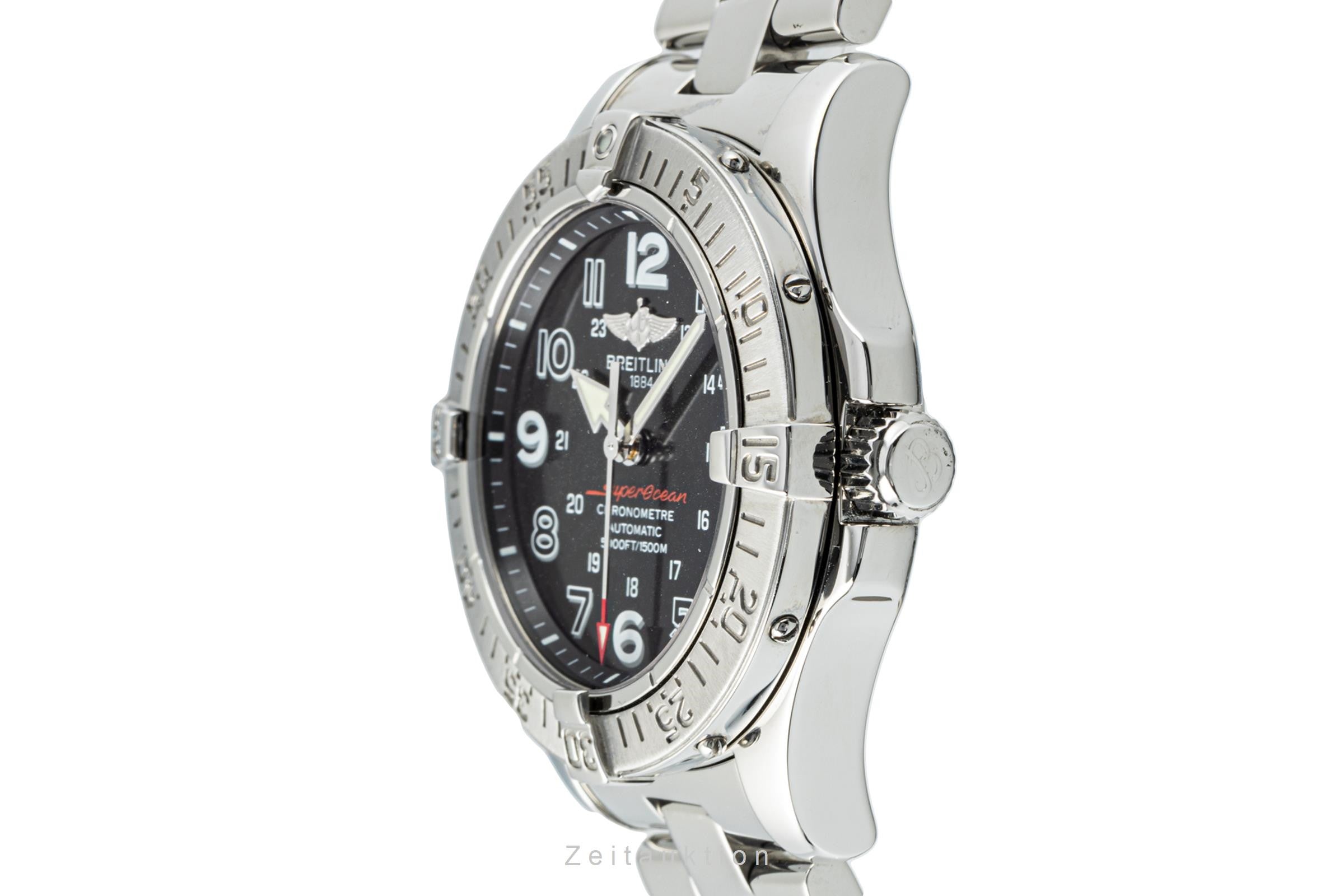 Breitling Superocean acero automático reloj para caballeros A17360 LP: 4600EUR  [2204331]