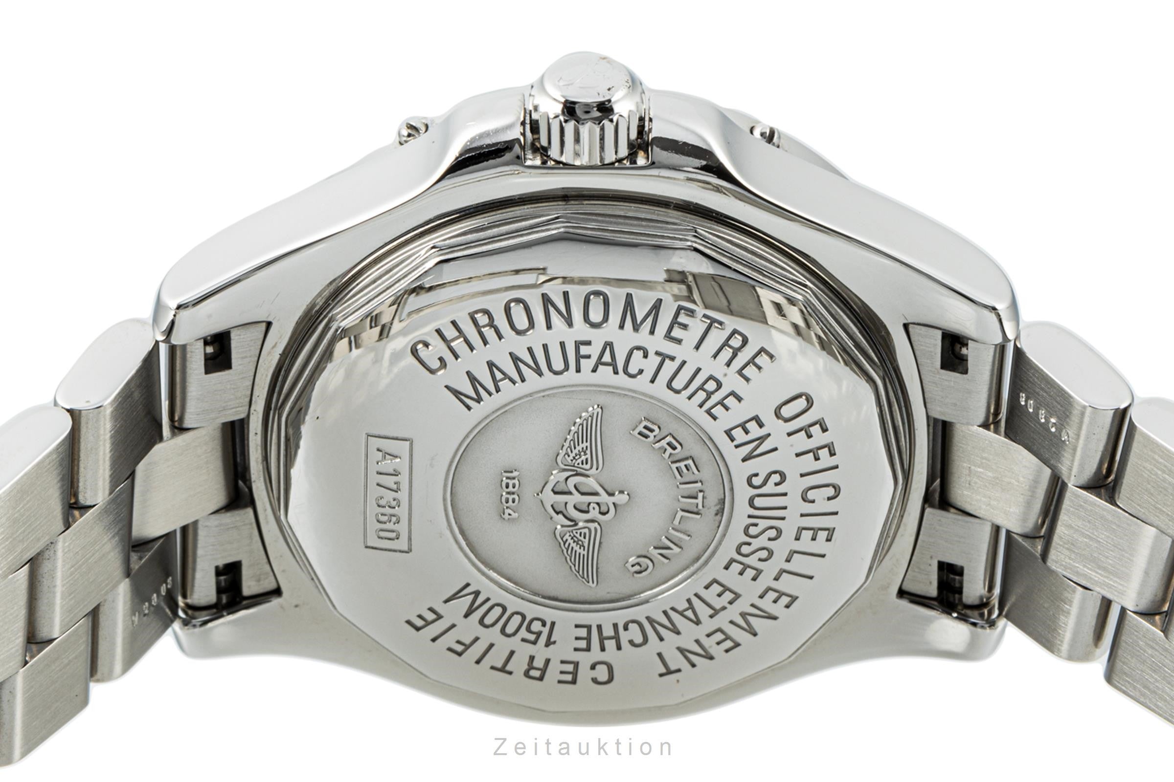 Breitling Superocean acero automático reloj para caballeros A17360 LP: 4600EUR  [2204331]