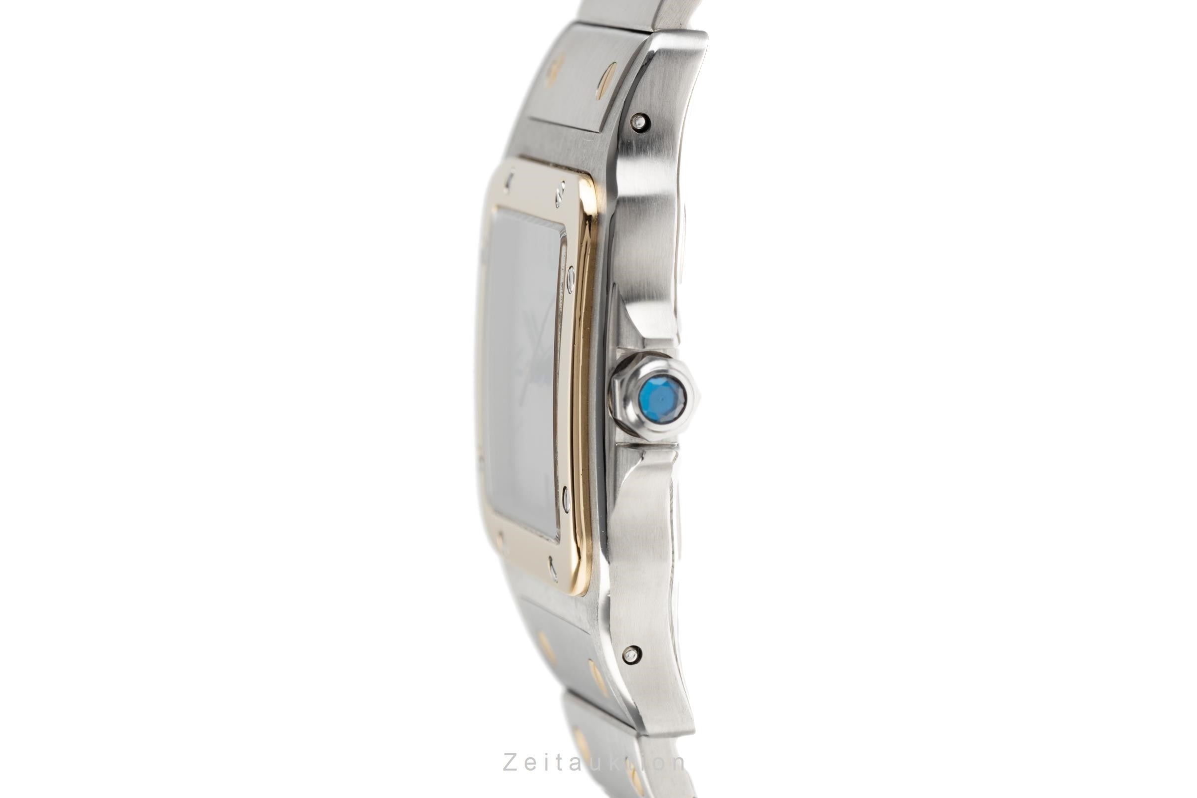 Cartier Santos acier / or  quartz montre pour hommes 187901  [2204332]